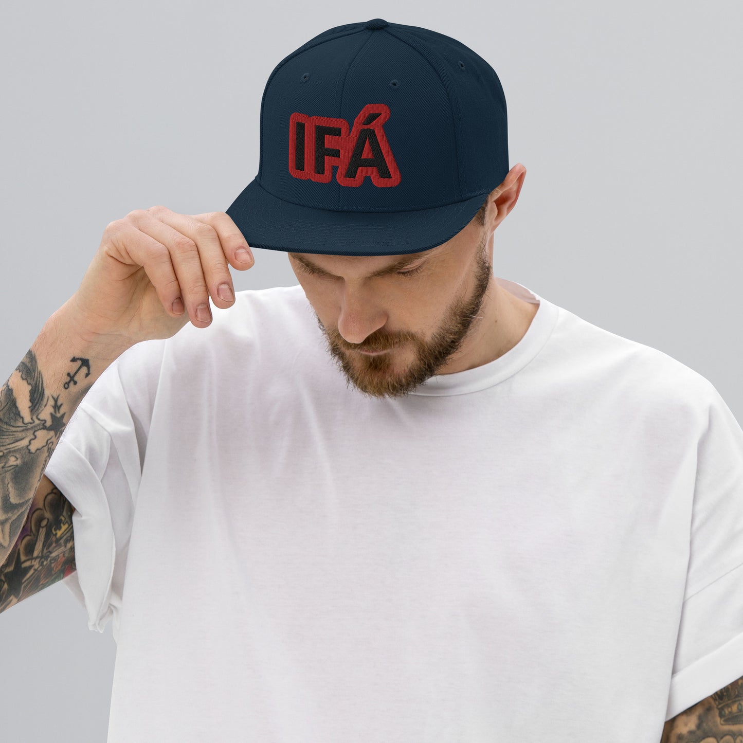 IFÁ Red 4 Snapback Hat