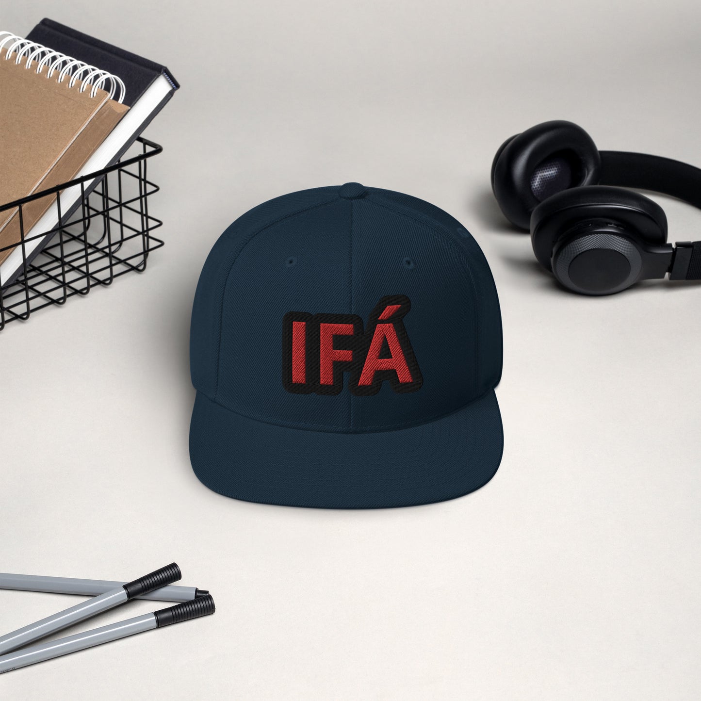 IFÁ Red 3 Snapback Hat