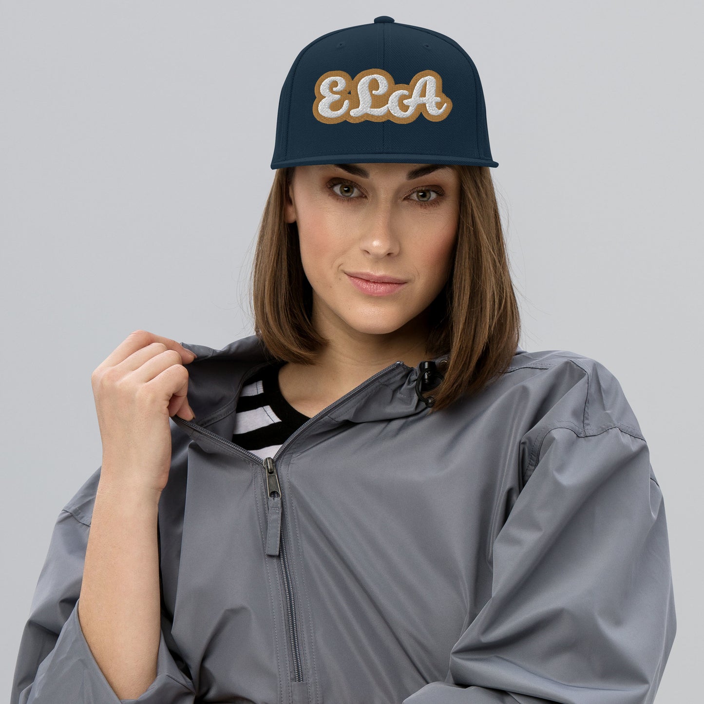 ELA Script Snapback Hat
