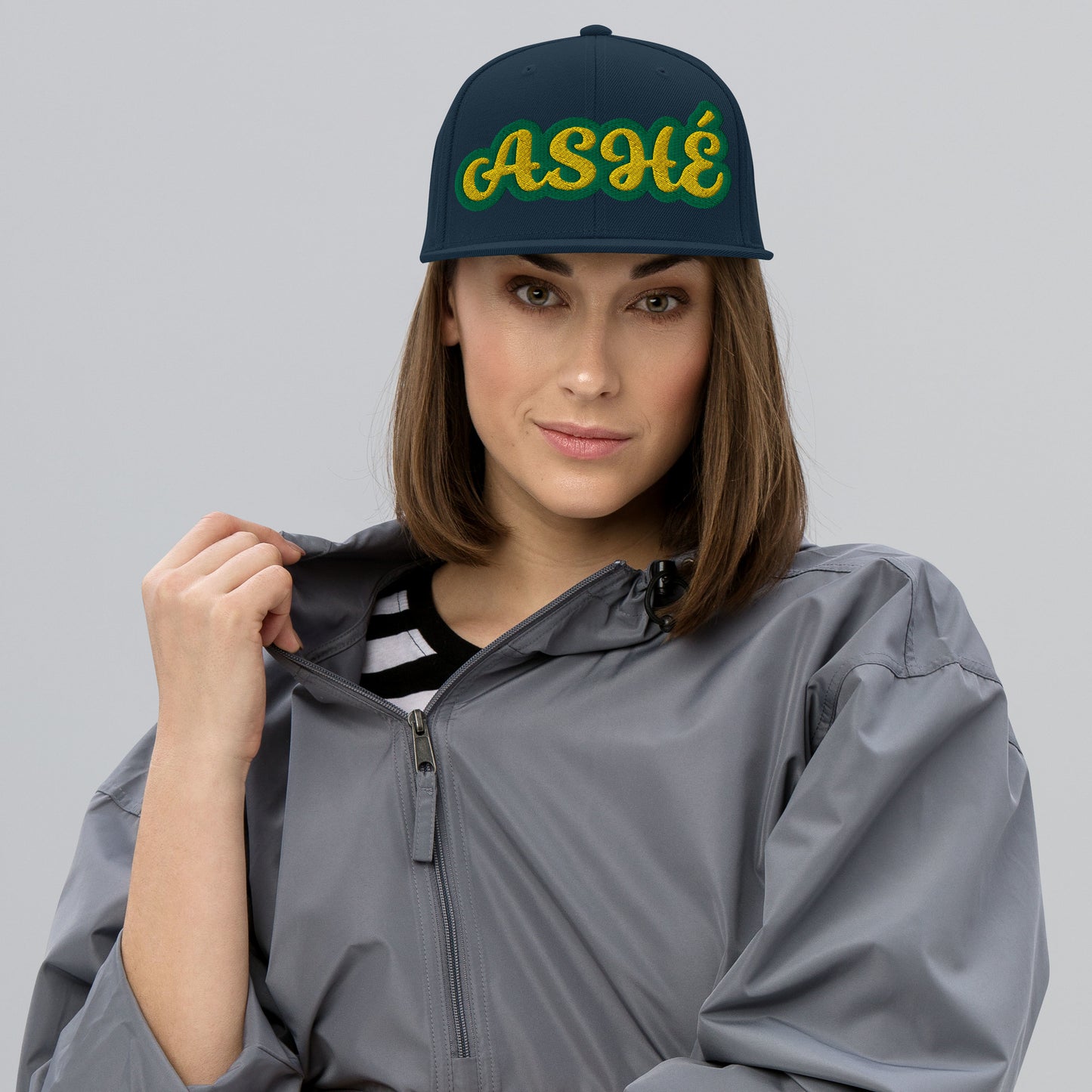Ashé Lucumi Reverse Script Snapback hat