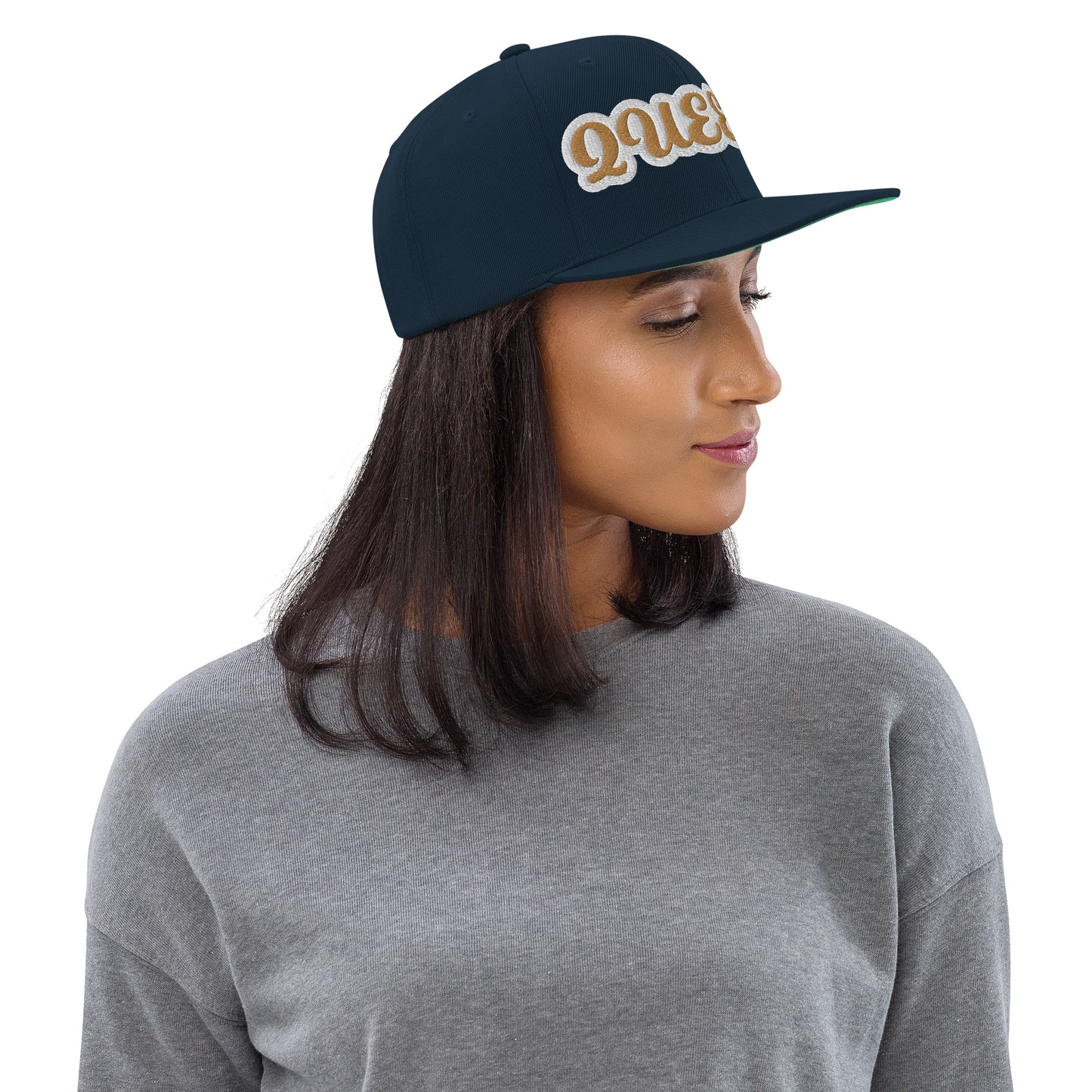 Queen Reverse Script Snapback hat