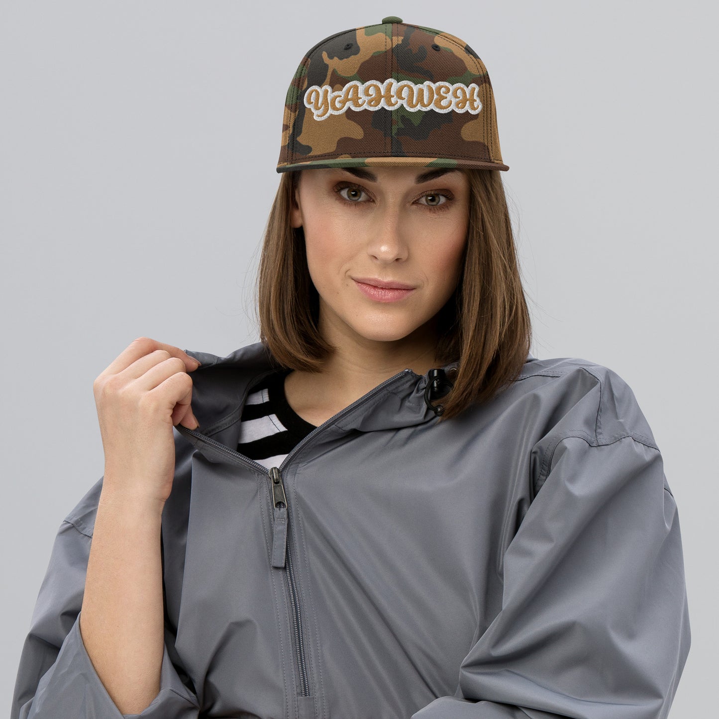 Yahweh 1 Reverse Script Snapback hat