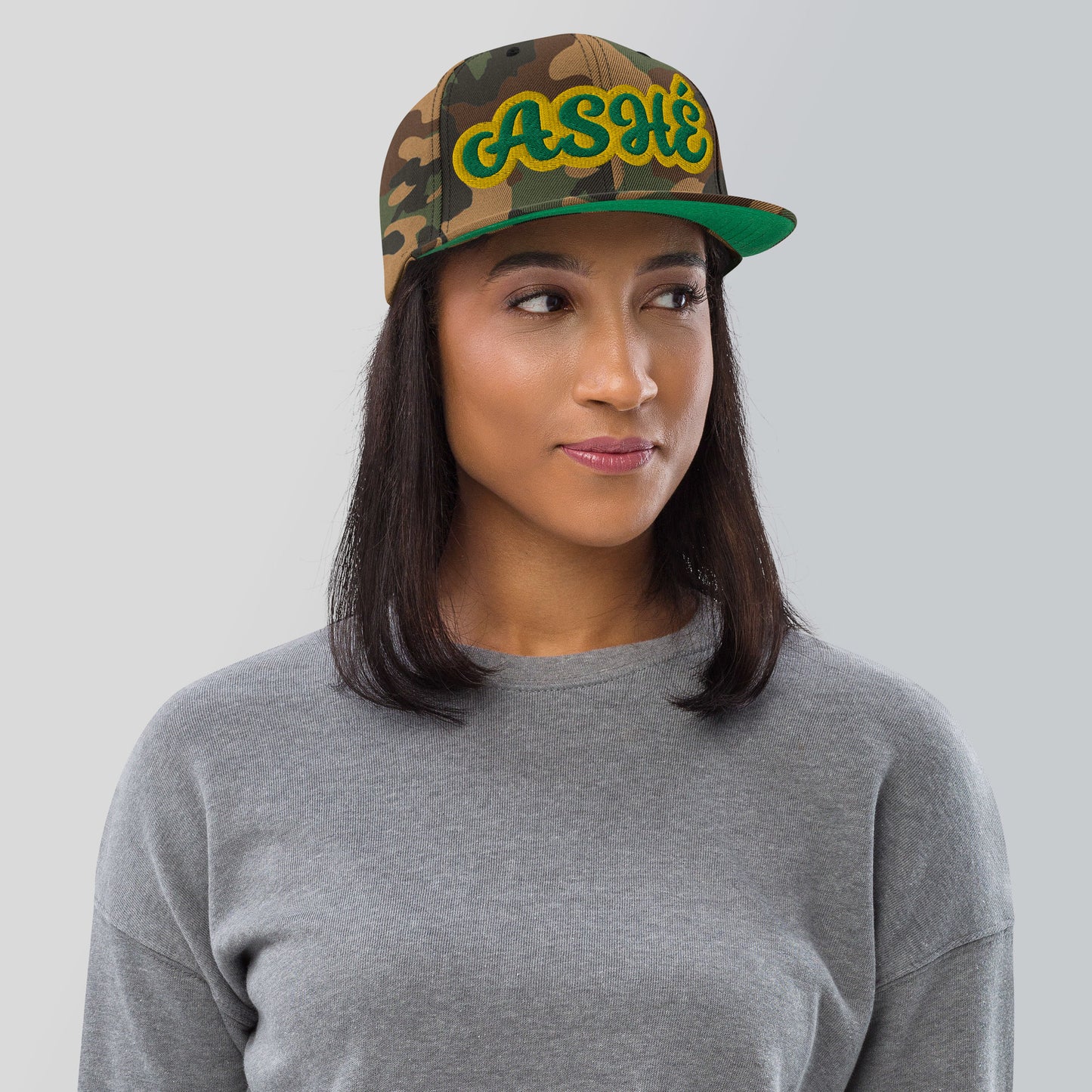 Ashé Lucumi Script Snapback hat
