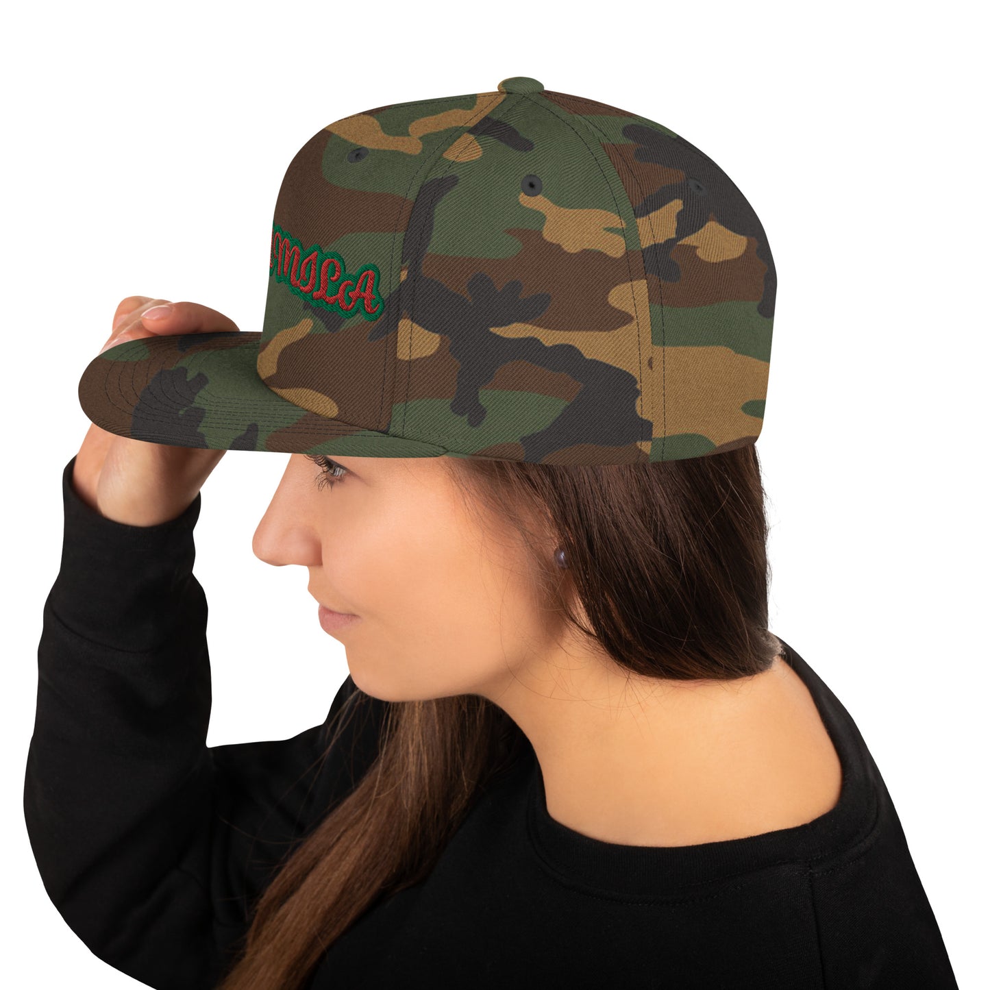 ORUNMILA Red/Green Snapback Hat