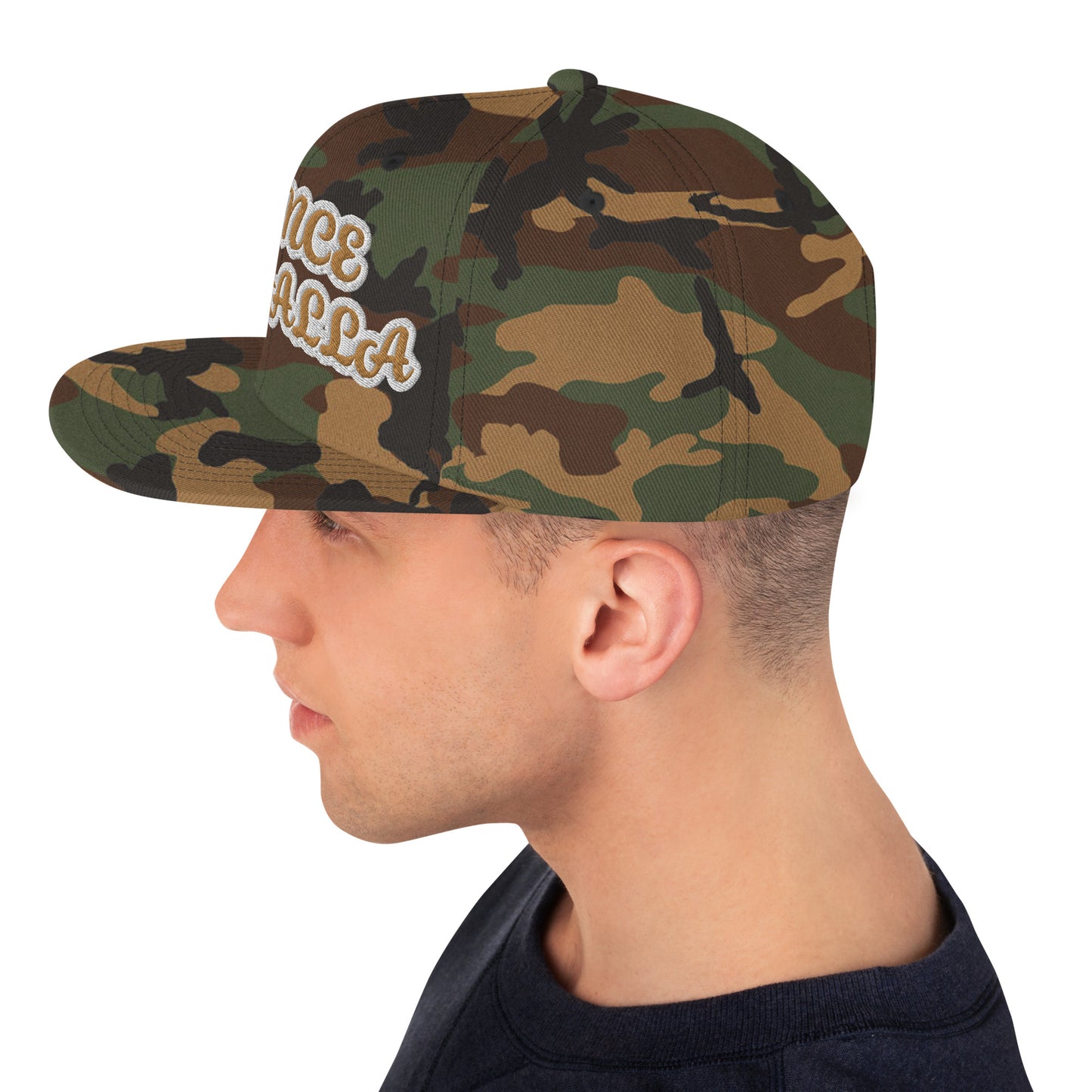 VENCE BATALLA Reverse Script Snapback hat