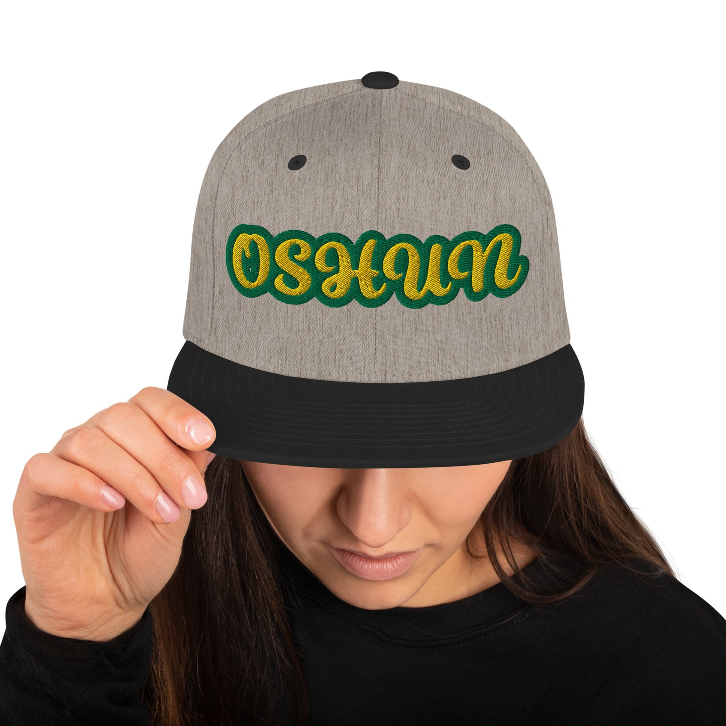Oshun Lucumi Script Snapback Hat