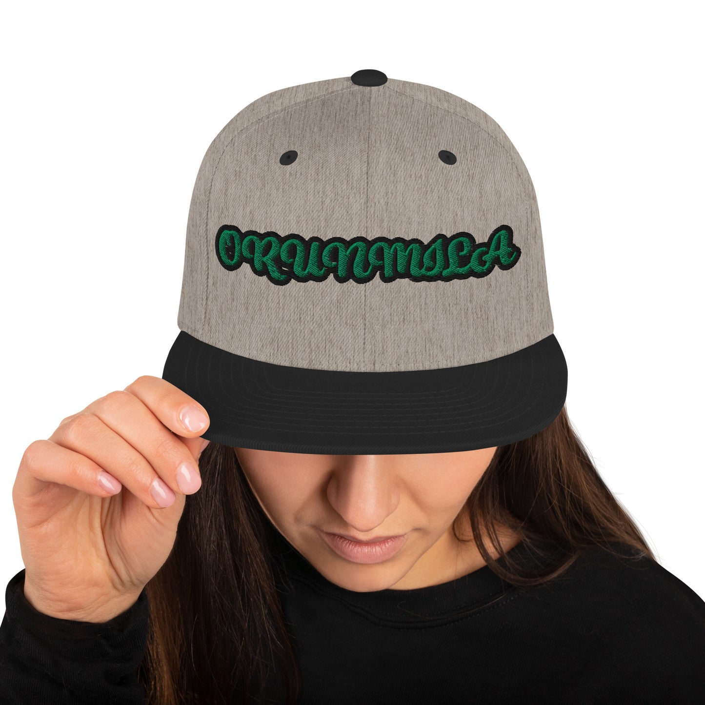 Orunmila Ájé Ju Ogun 2 Script Snapback Hat
