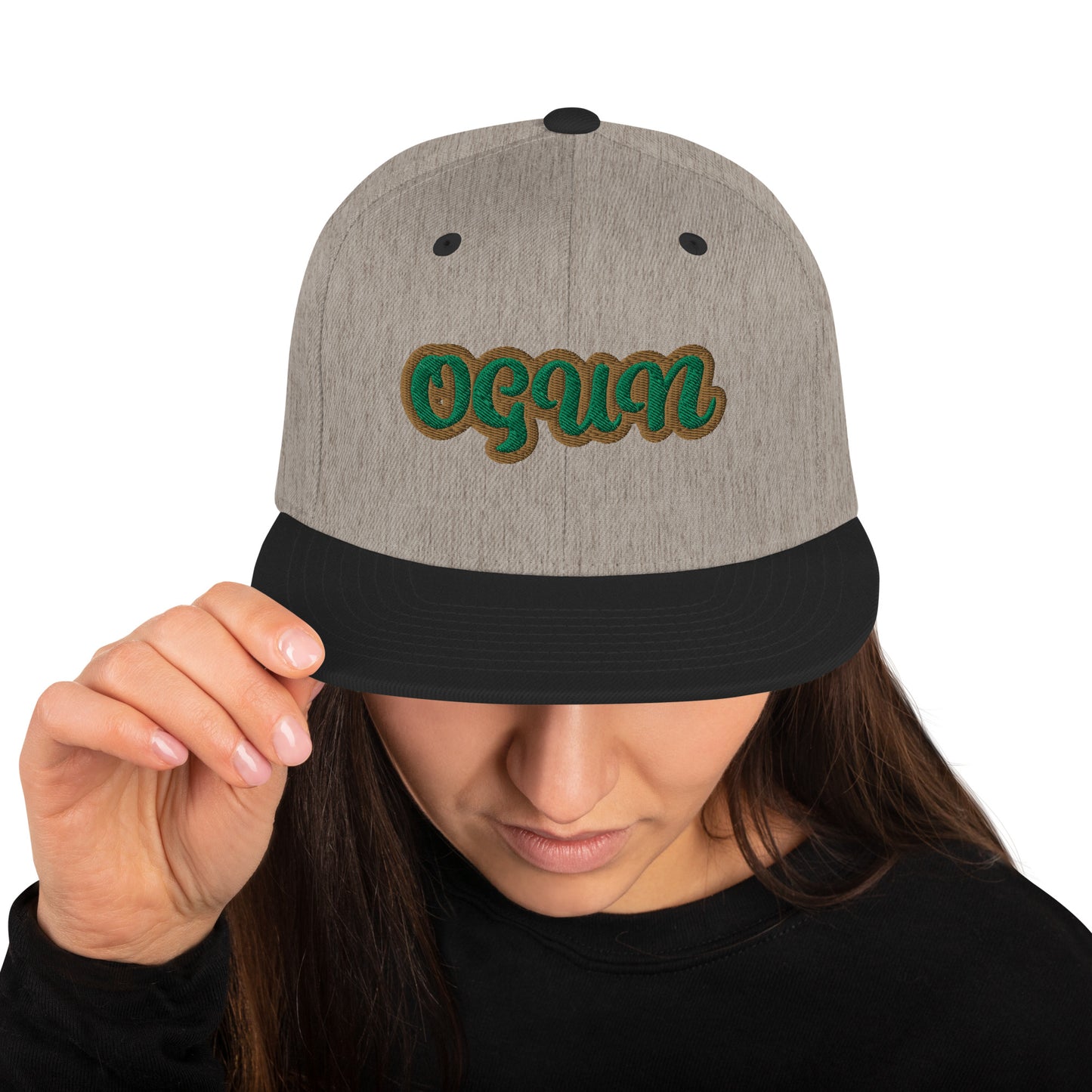 Ogun Oro 1 Script Snapback Hat