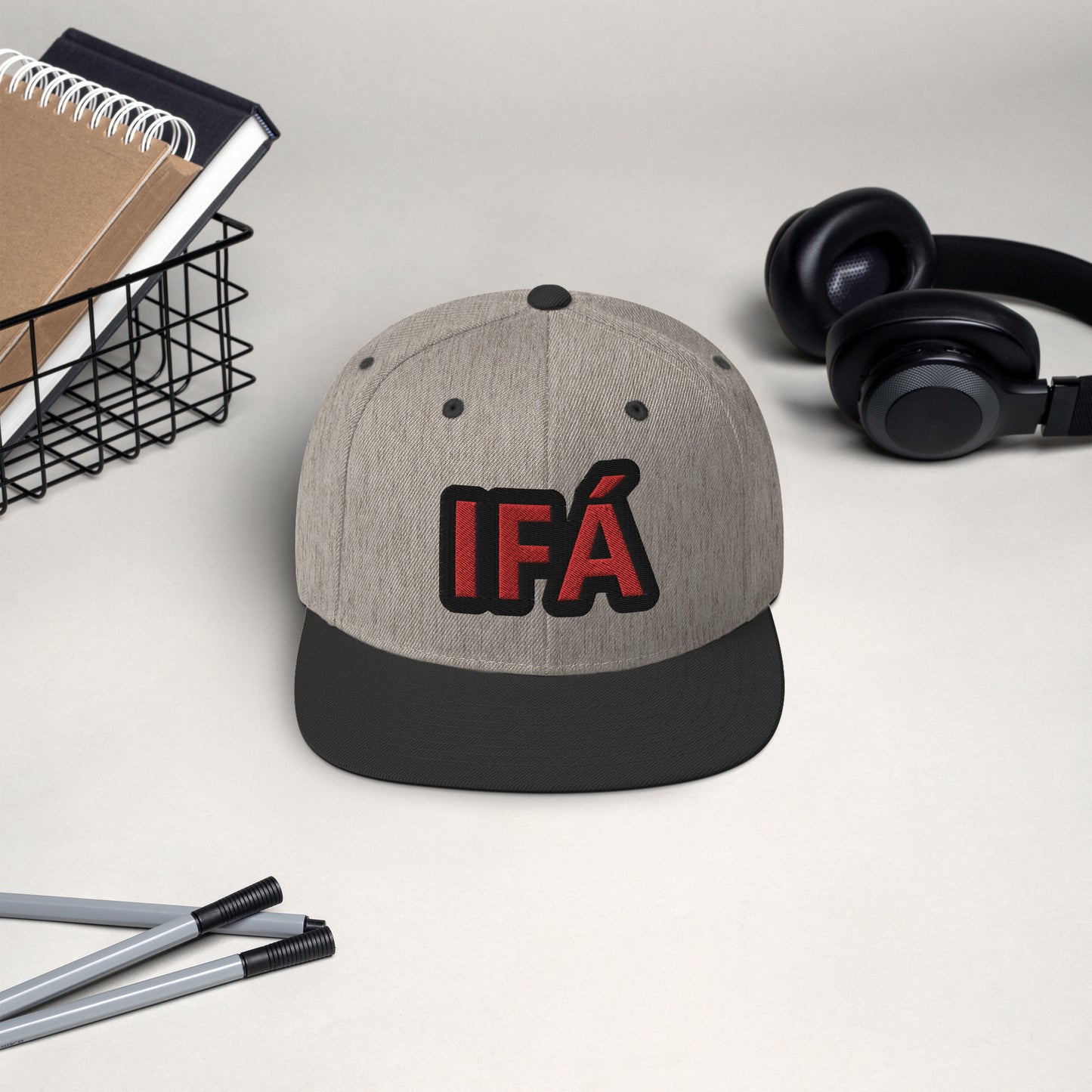IFÁ Red 3 Snapback Hat