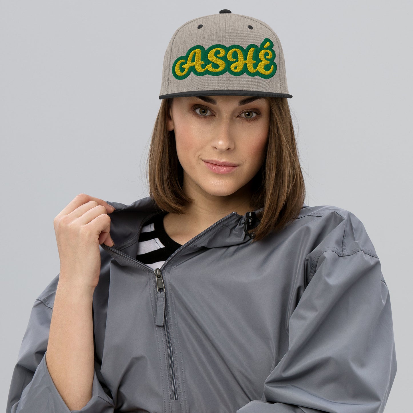 Ashé Lucumi Reverse Script Snapback hat
