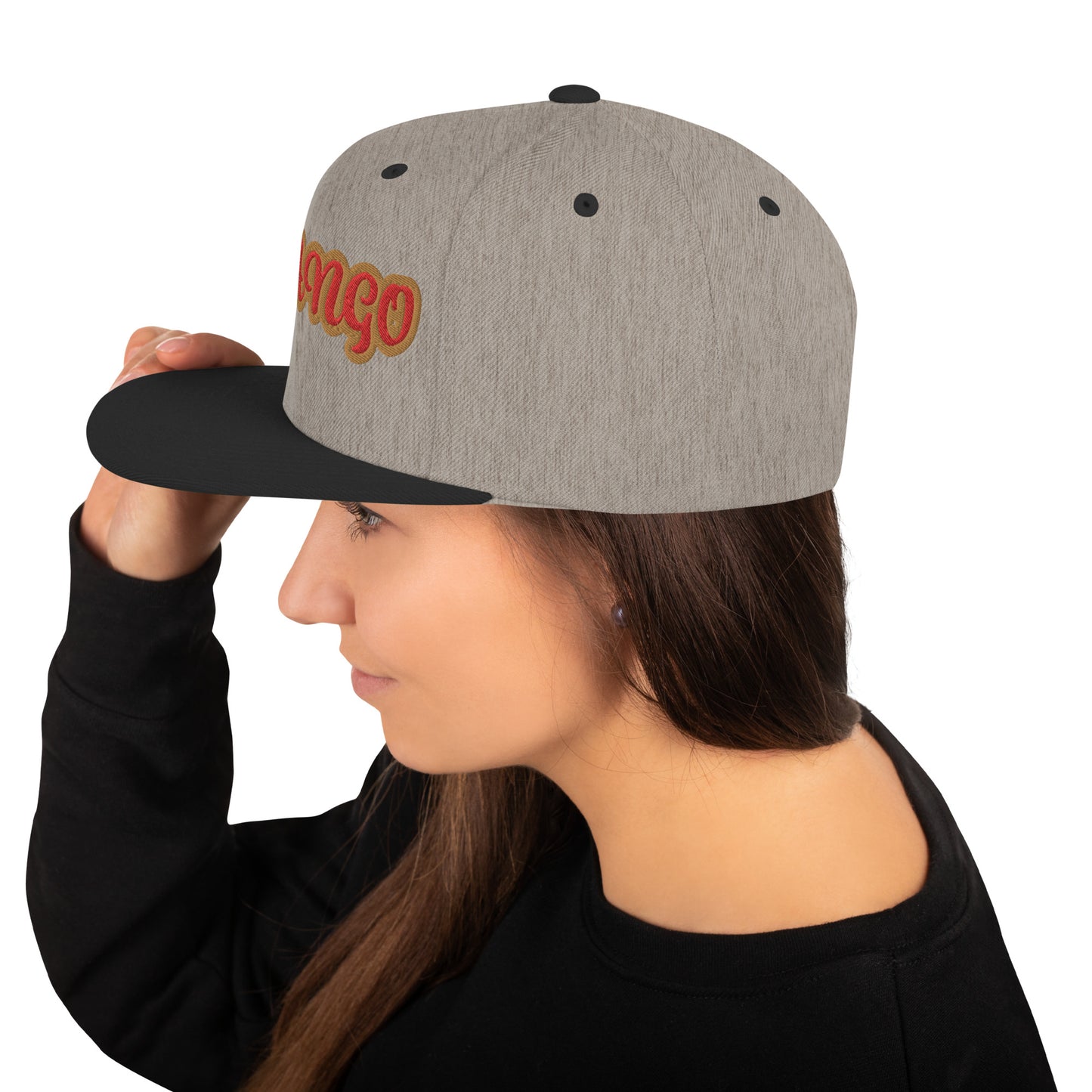 Chango Oro 1 Script Snapback Hat