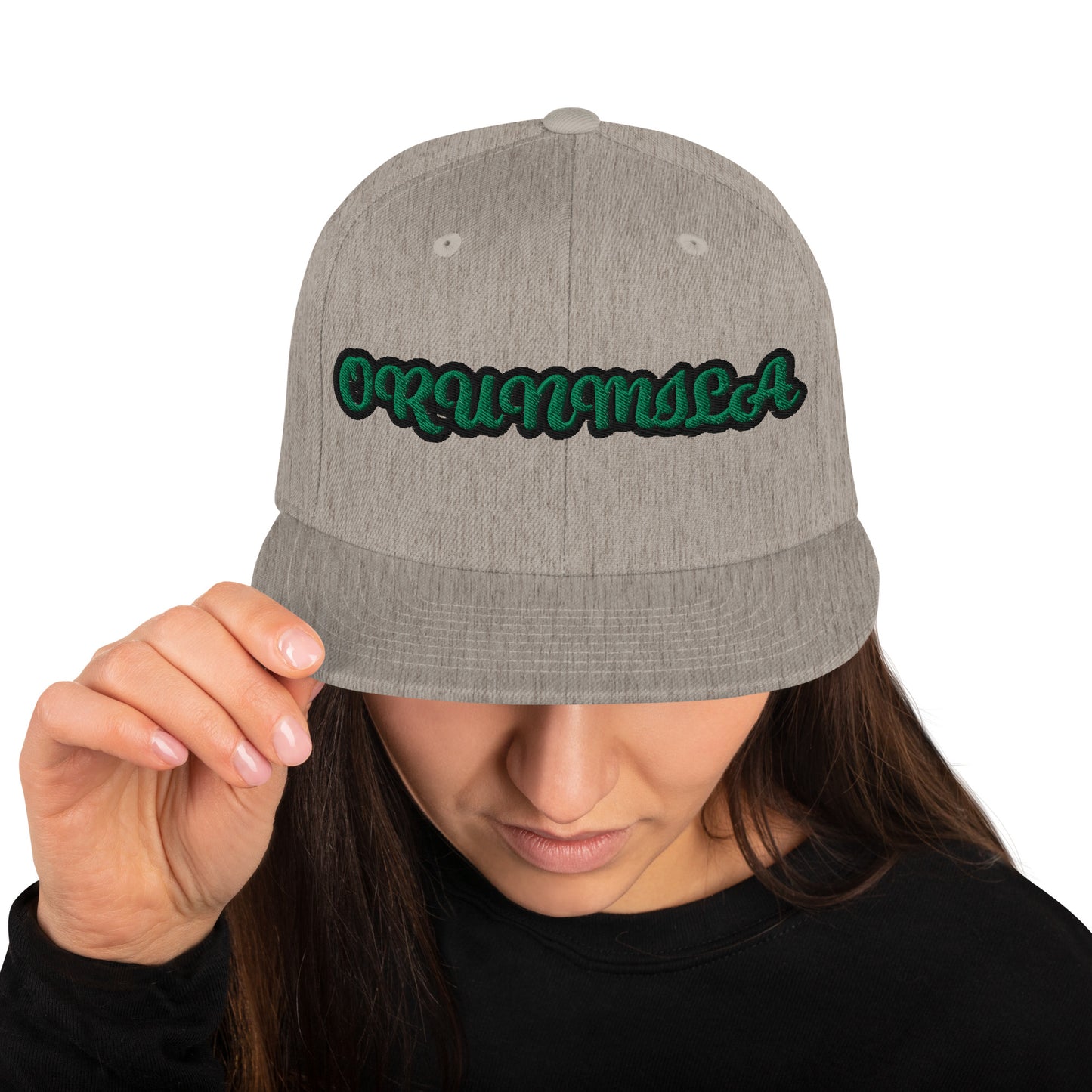 Orunmila Ájé Ju Ogun 2 Script Snapback Hat