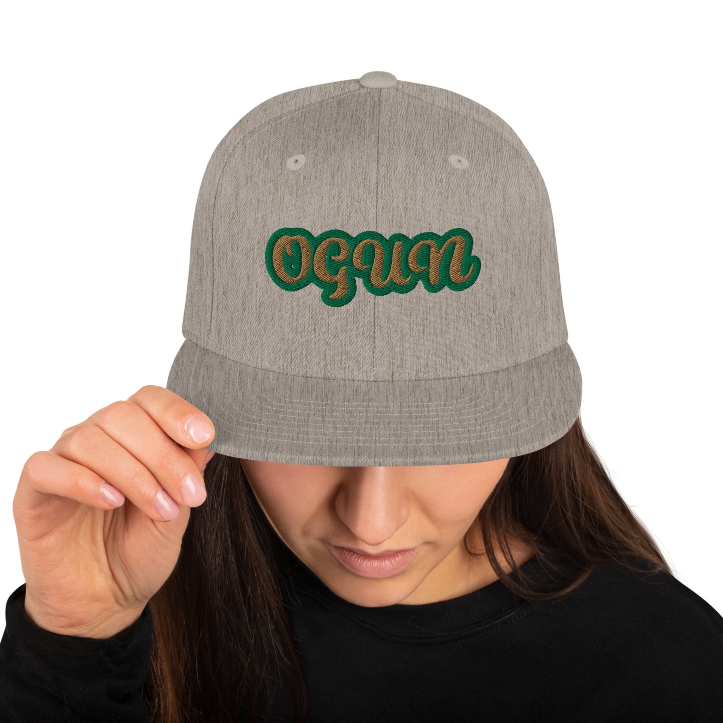 Ogun Oro 2 Script Snapback Hat
