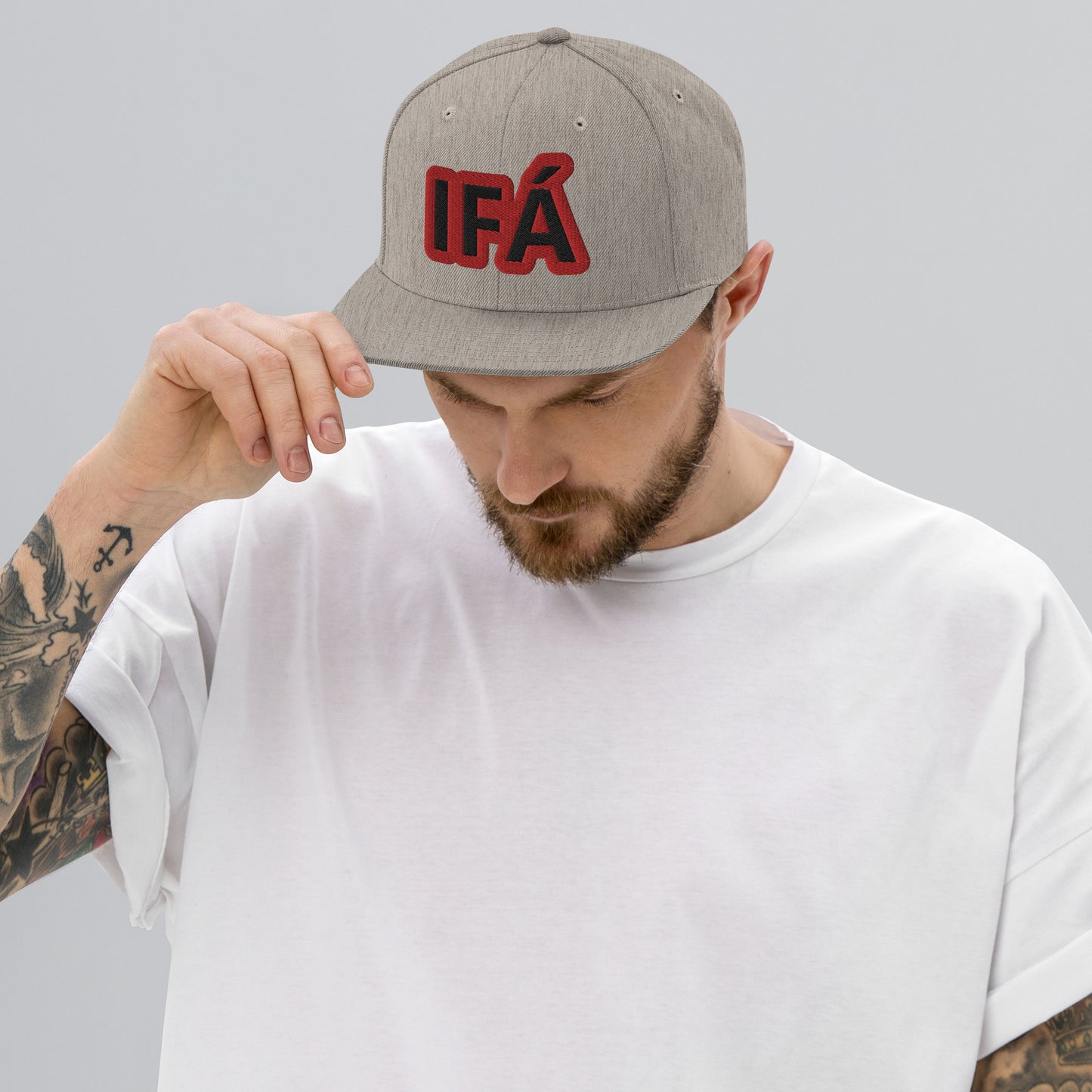 IFÁ Red 4 Snapback Hat