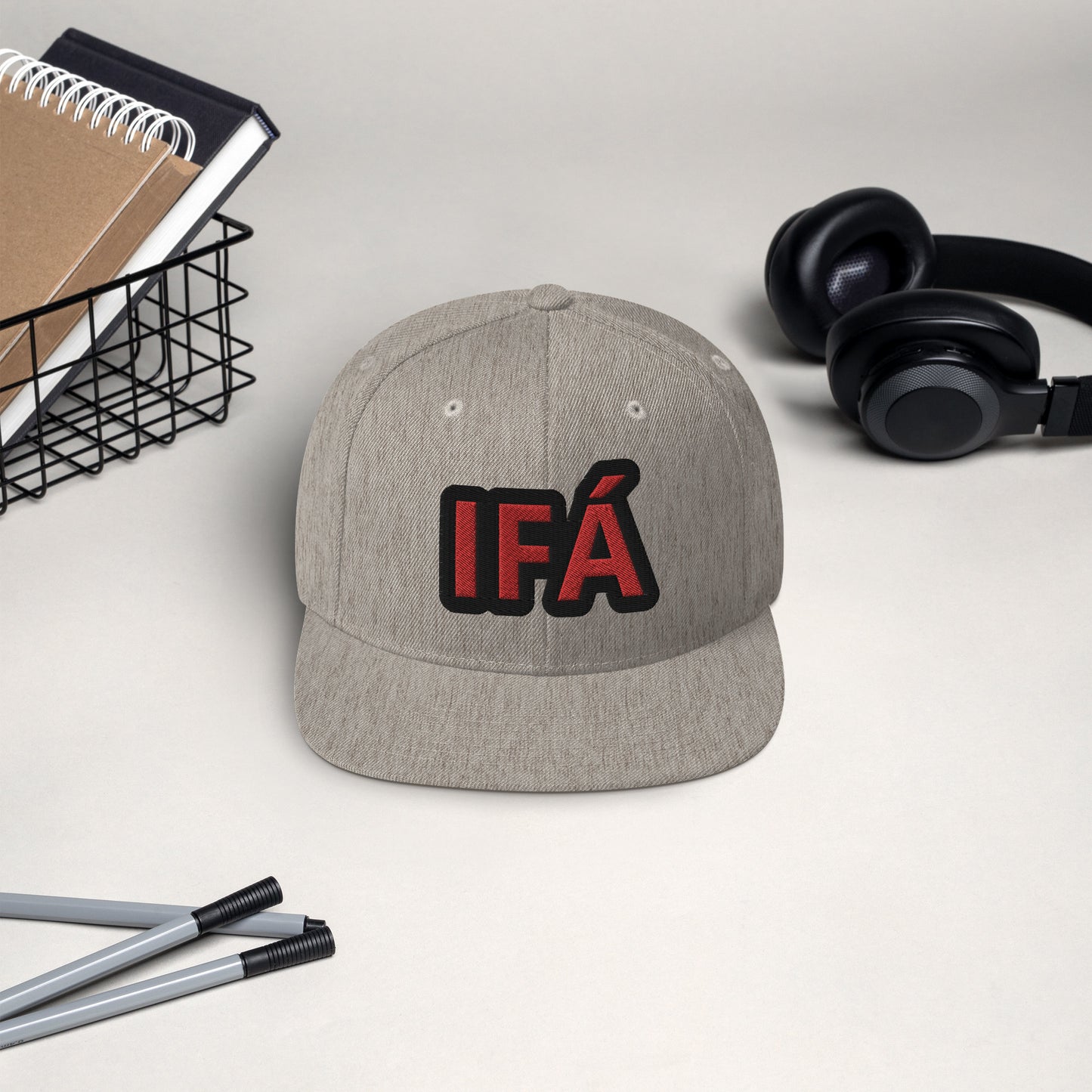 IFÁ Red 3 Snapback Hat