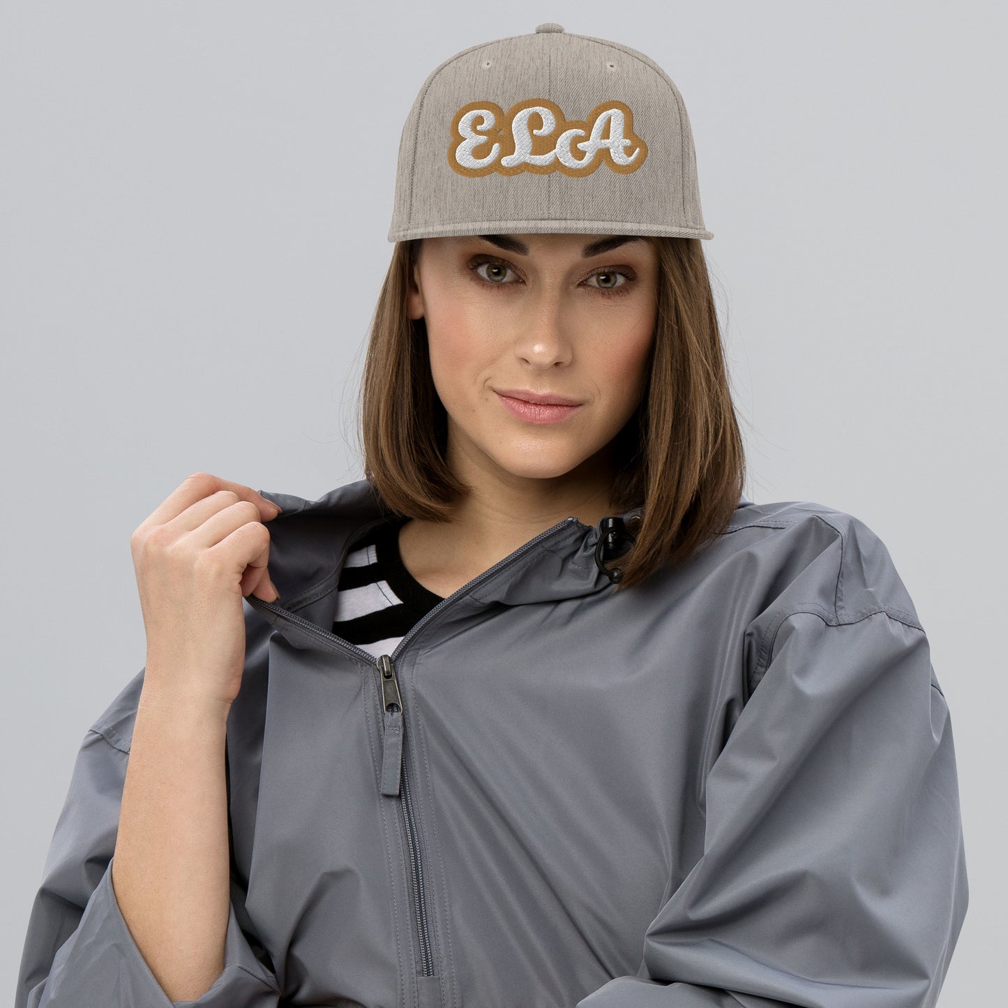 ELA Script Snapback Hat