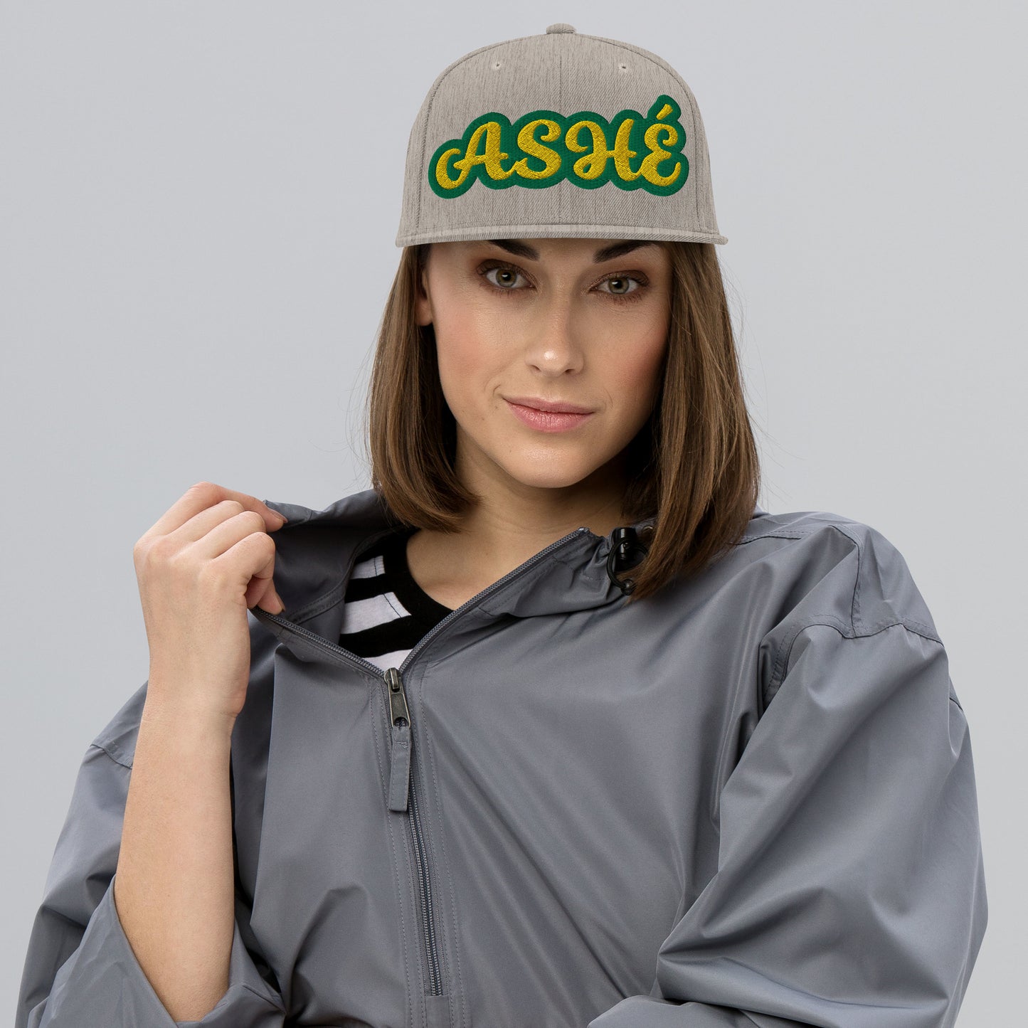 Ashé Lucumi Reverse Script Snapback hat