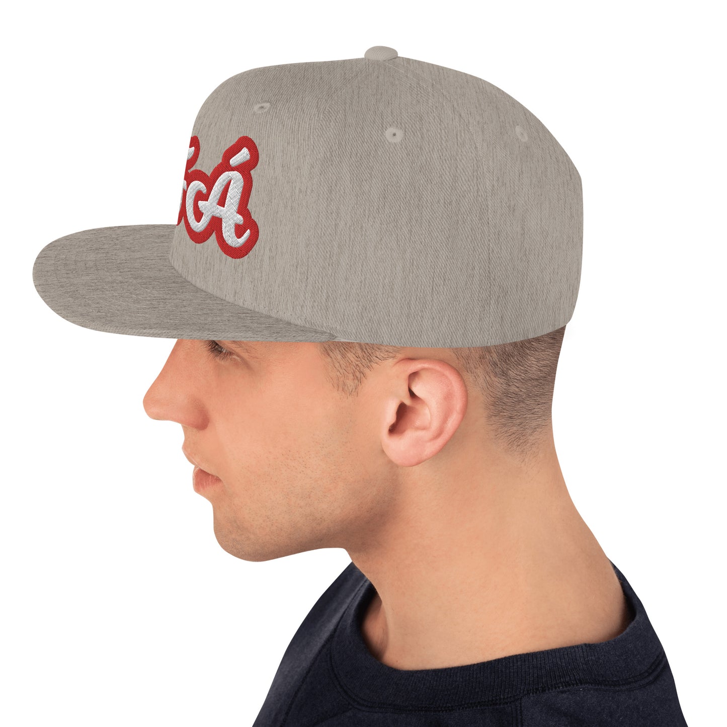 IFÁ Red 5 Script Snapback Hat
