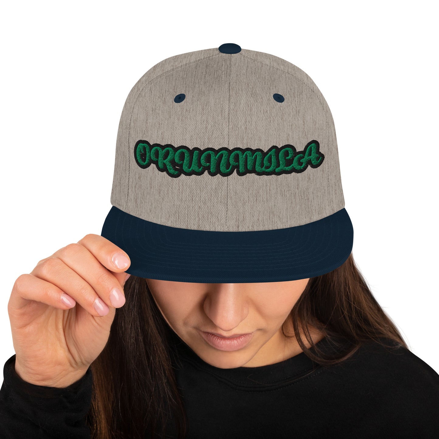 Orunmila Ájé Ju Ogun 2 Script Snapback Hat
