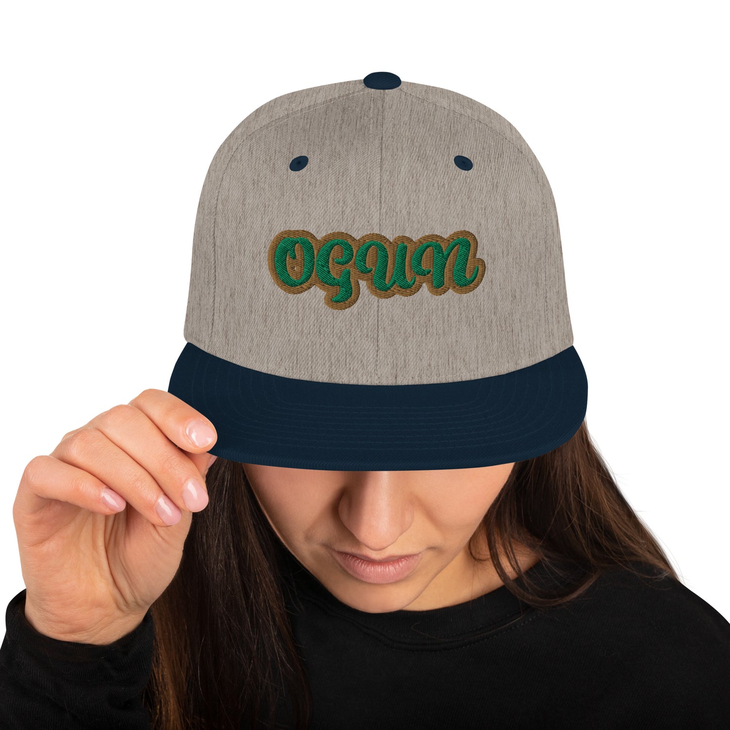 Ogun Oro 1 Script Snapback Hat