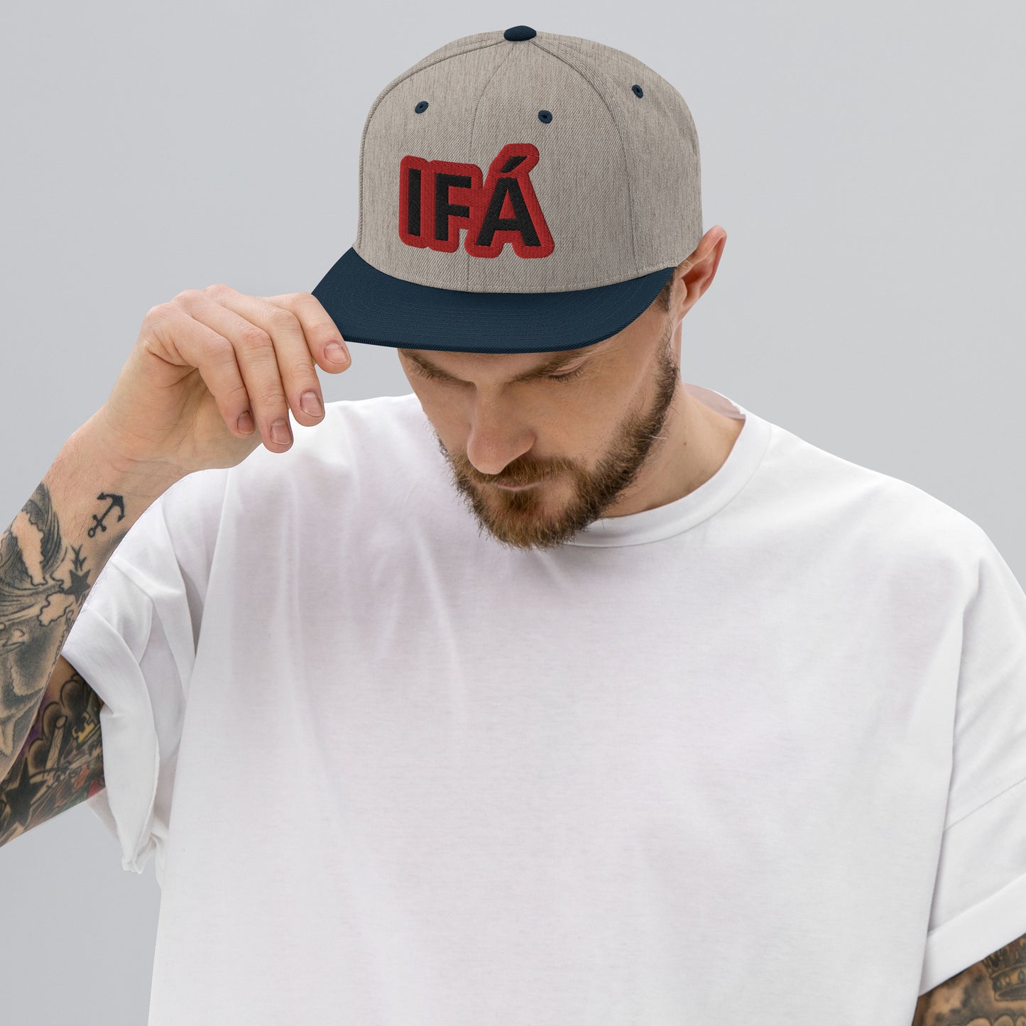 IFÁ Red 4 Snapback Hat