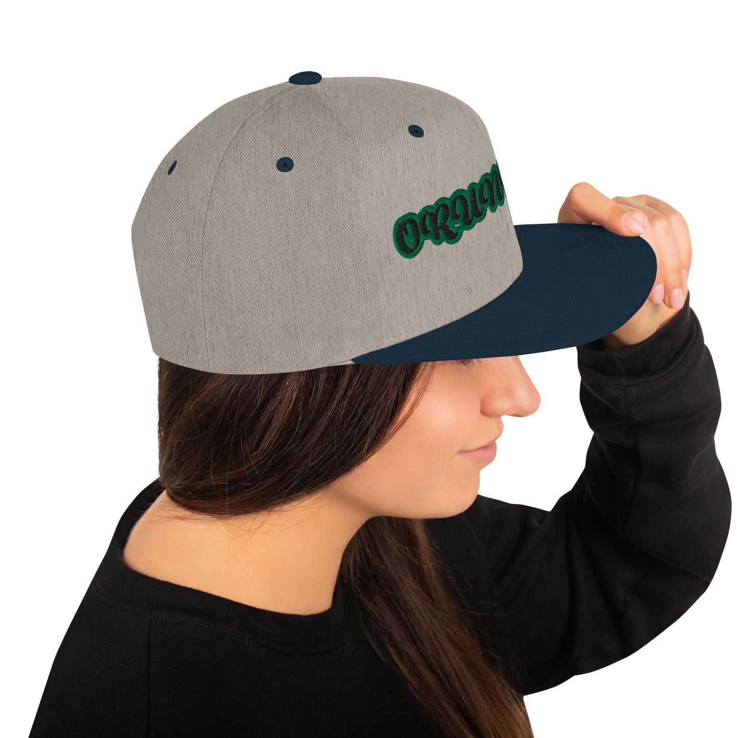 Orunmila Ájé Ju Ogun 2 Reverse Script Snapback Hat