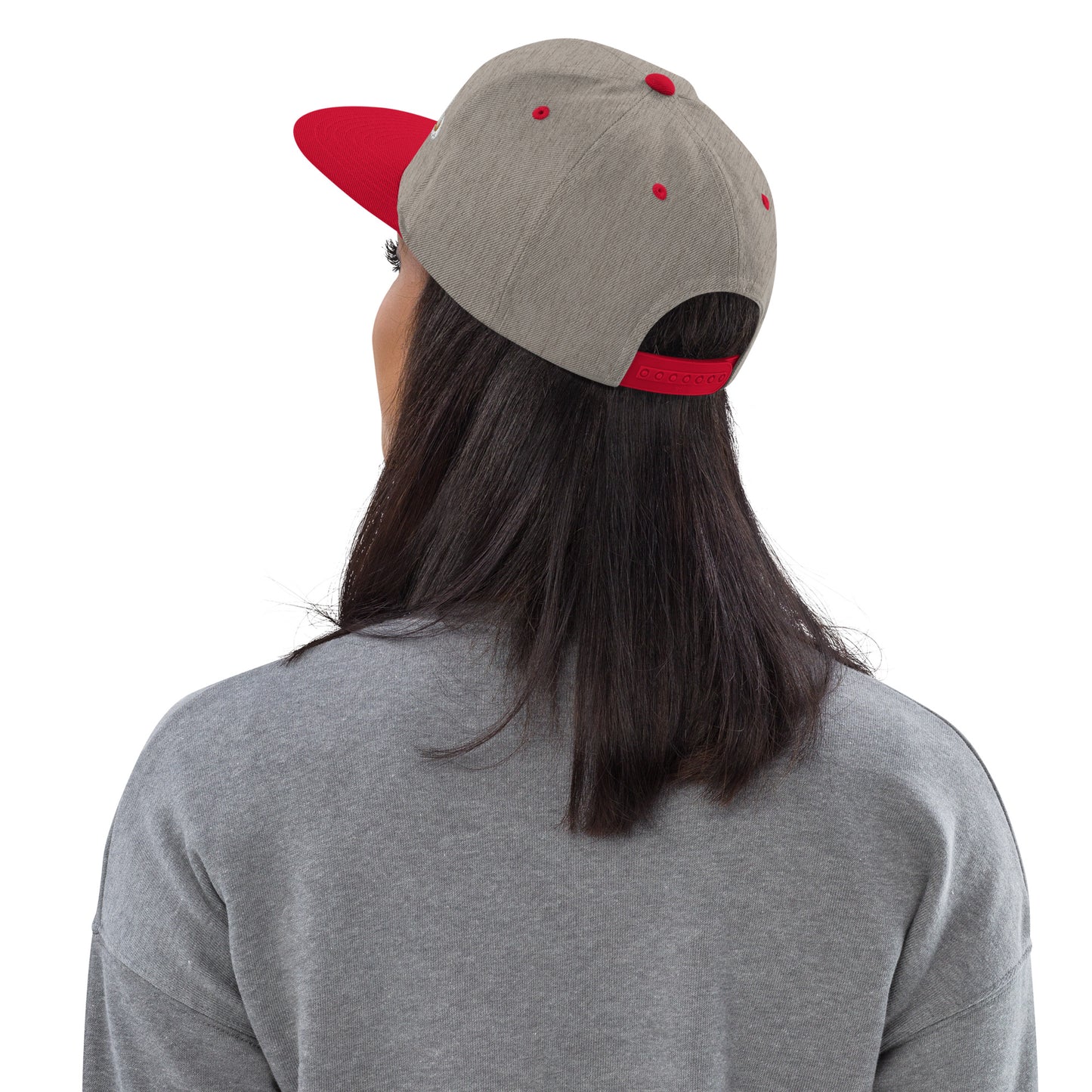 Queen Reverse Script Snapback hat