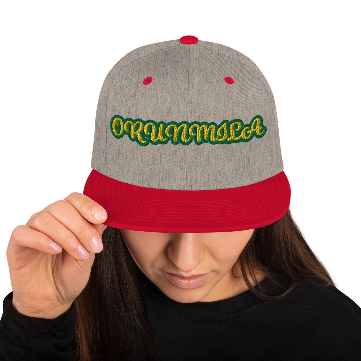 Orunmila Lucumi Reverse Script Snapback Hat