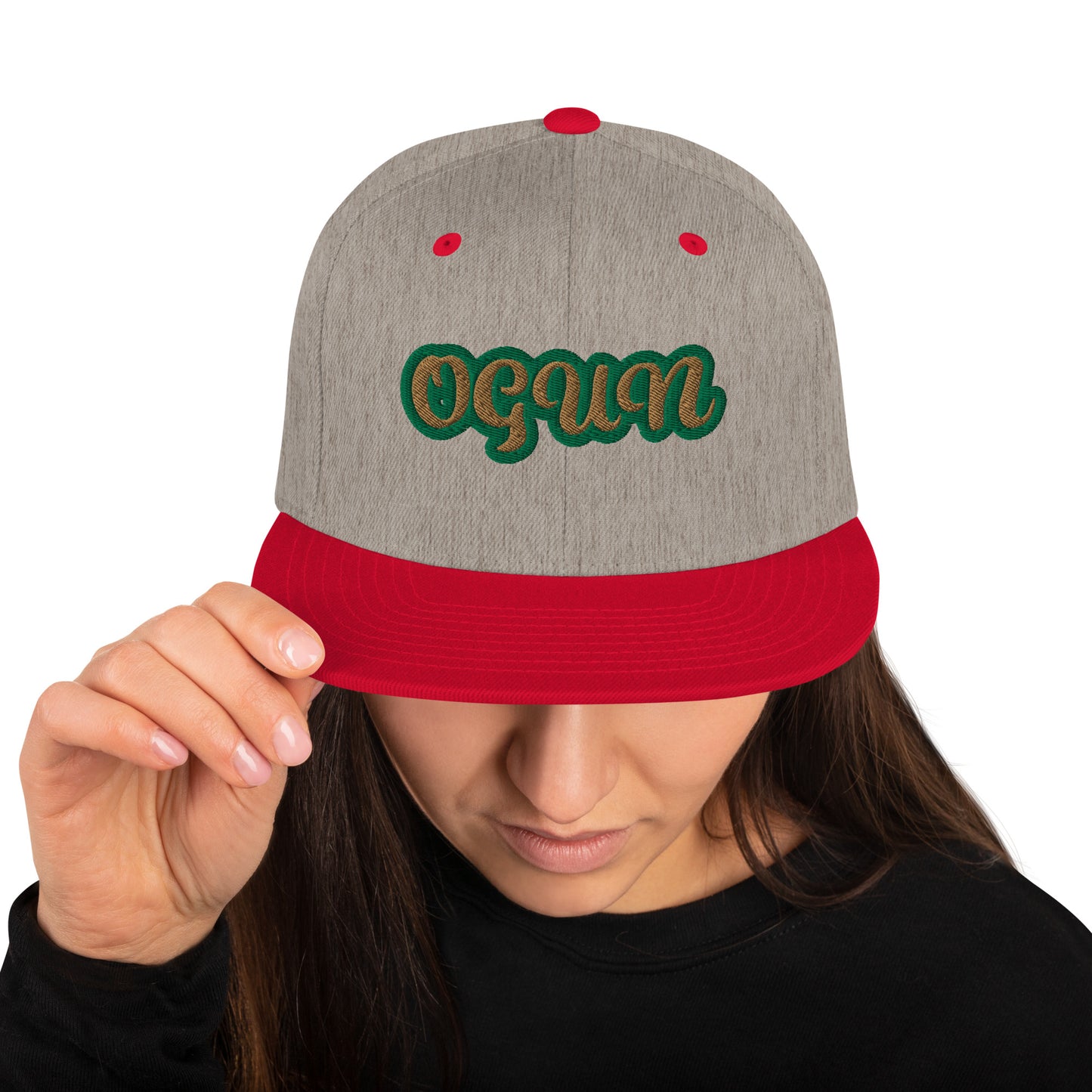 Ogun Oro 2 Script Snapback Hat