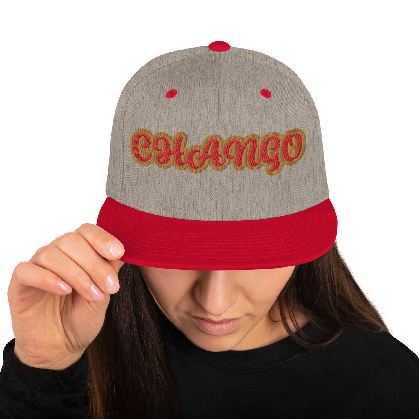 Chango Oro 1 Script Snapback Hat