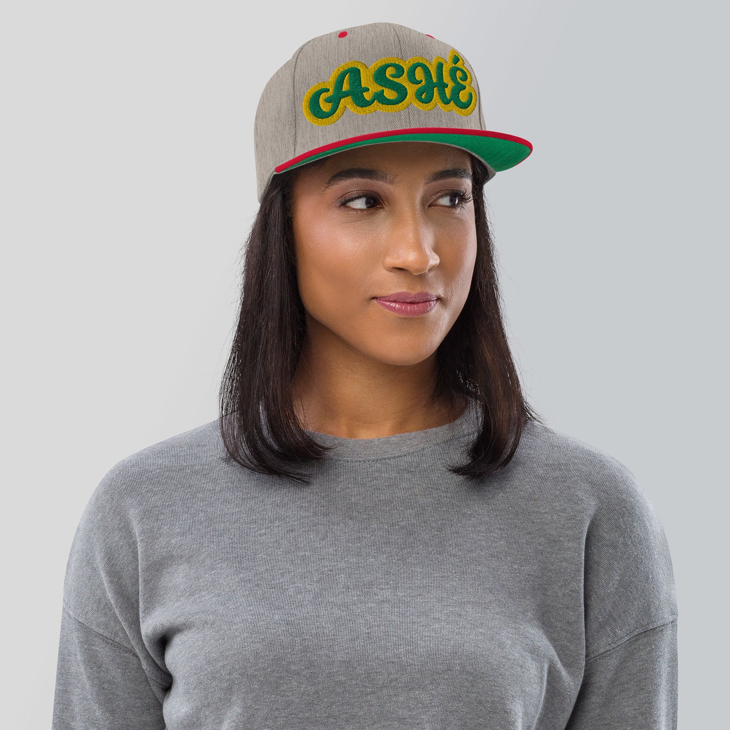 Ashé Lucumi Script Snapback hat