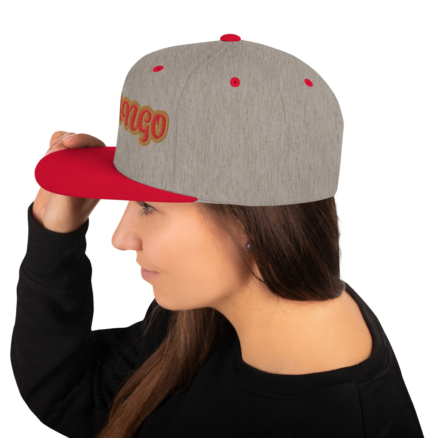 Chango Oro 1 Script Snapback Hat