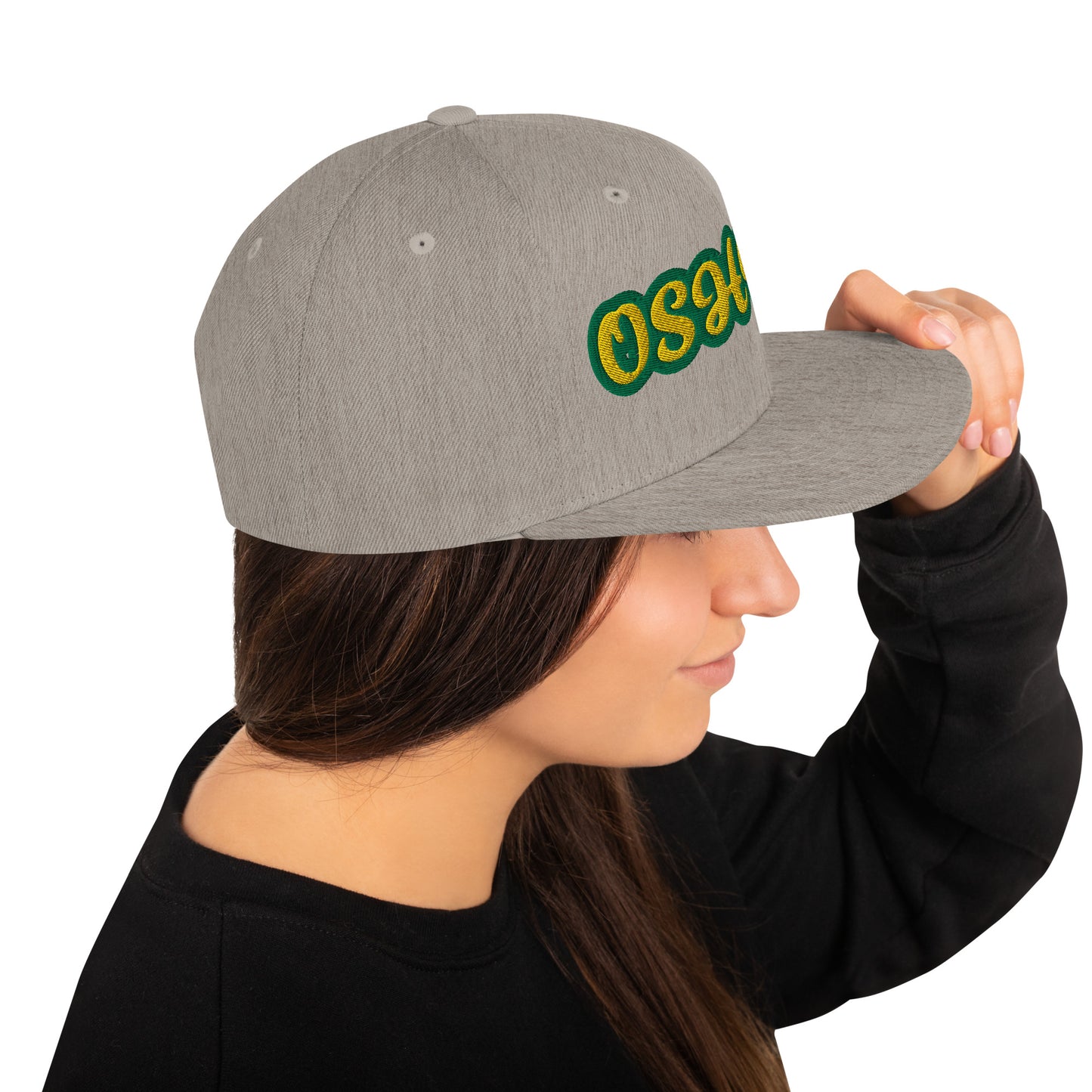 Oshun Lucumi Script Snapback Hat