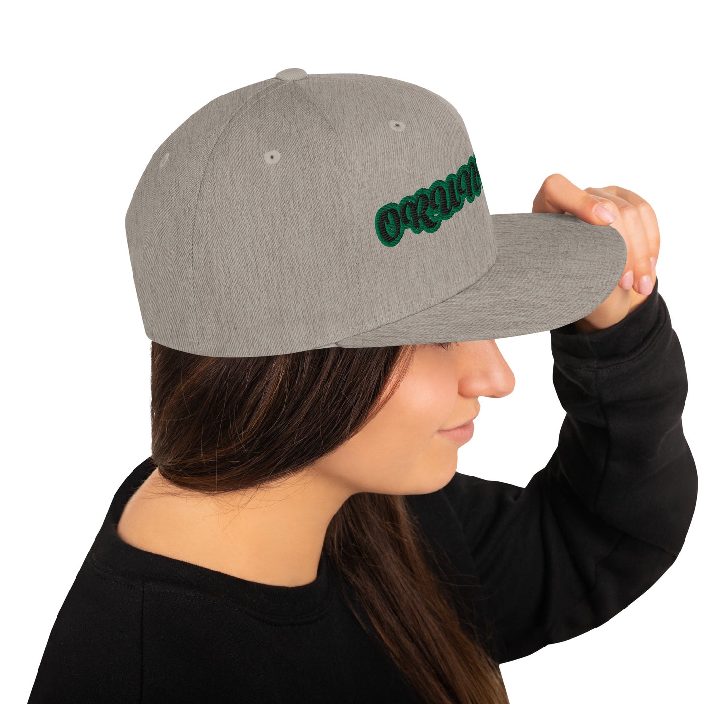 Orunmila Ájé Ju Ogun 2 Reverse Script Snapback Hat