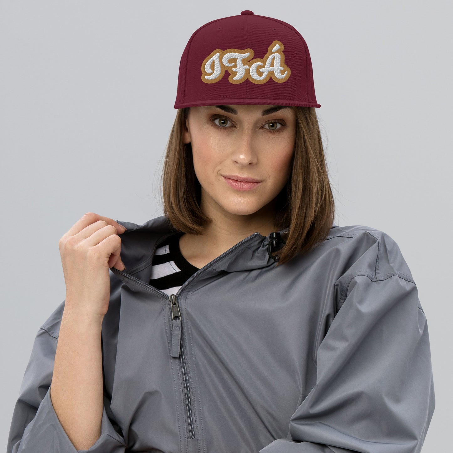 IFÁ ELA Script Snapback hat