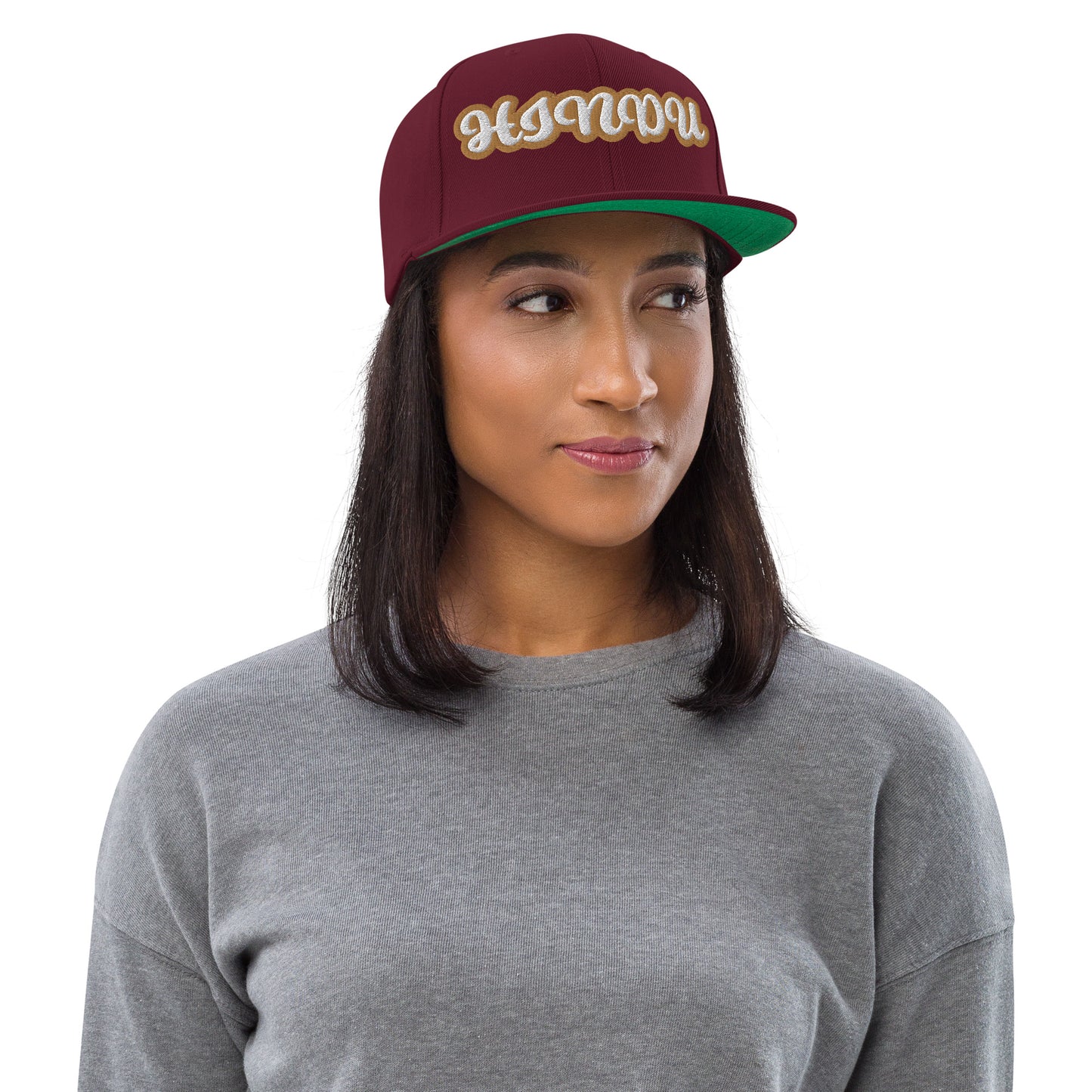 HINDU 1 Script Snapback hat