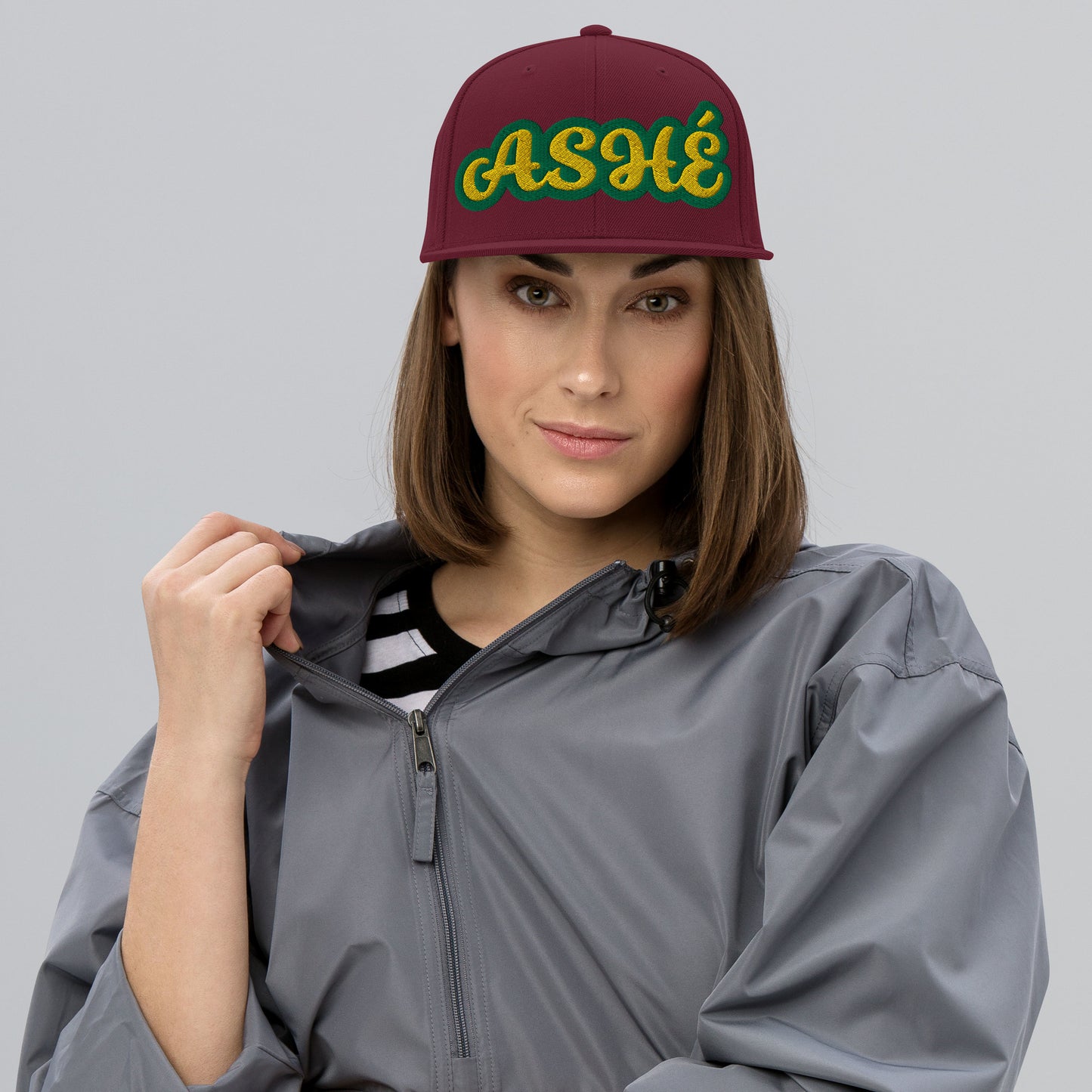 Ashé Lucumi Reverse Script Snapback hat