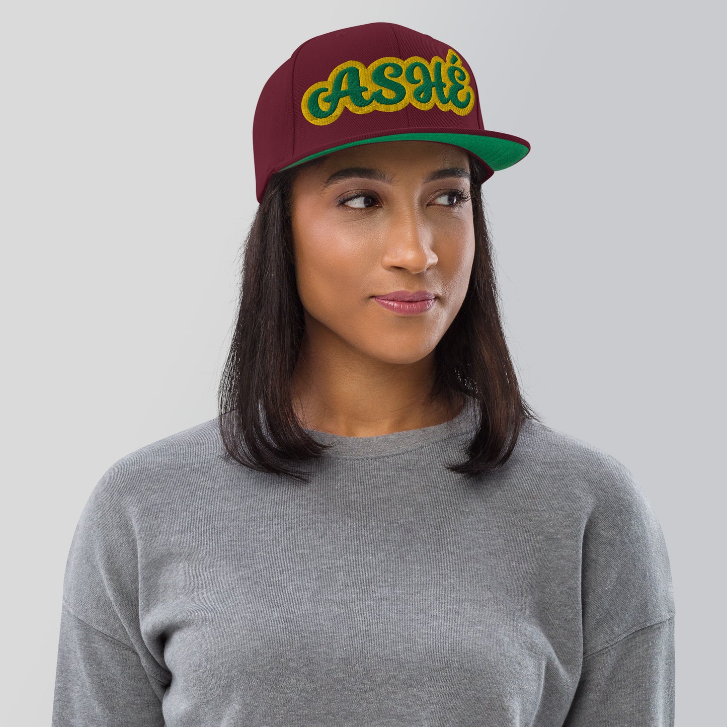 Ashé Lucumi Script Snapback hat