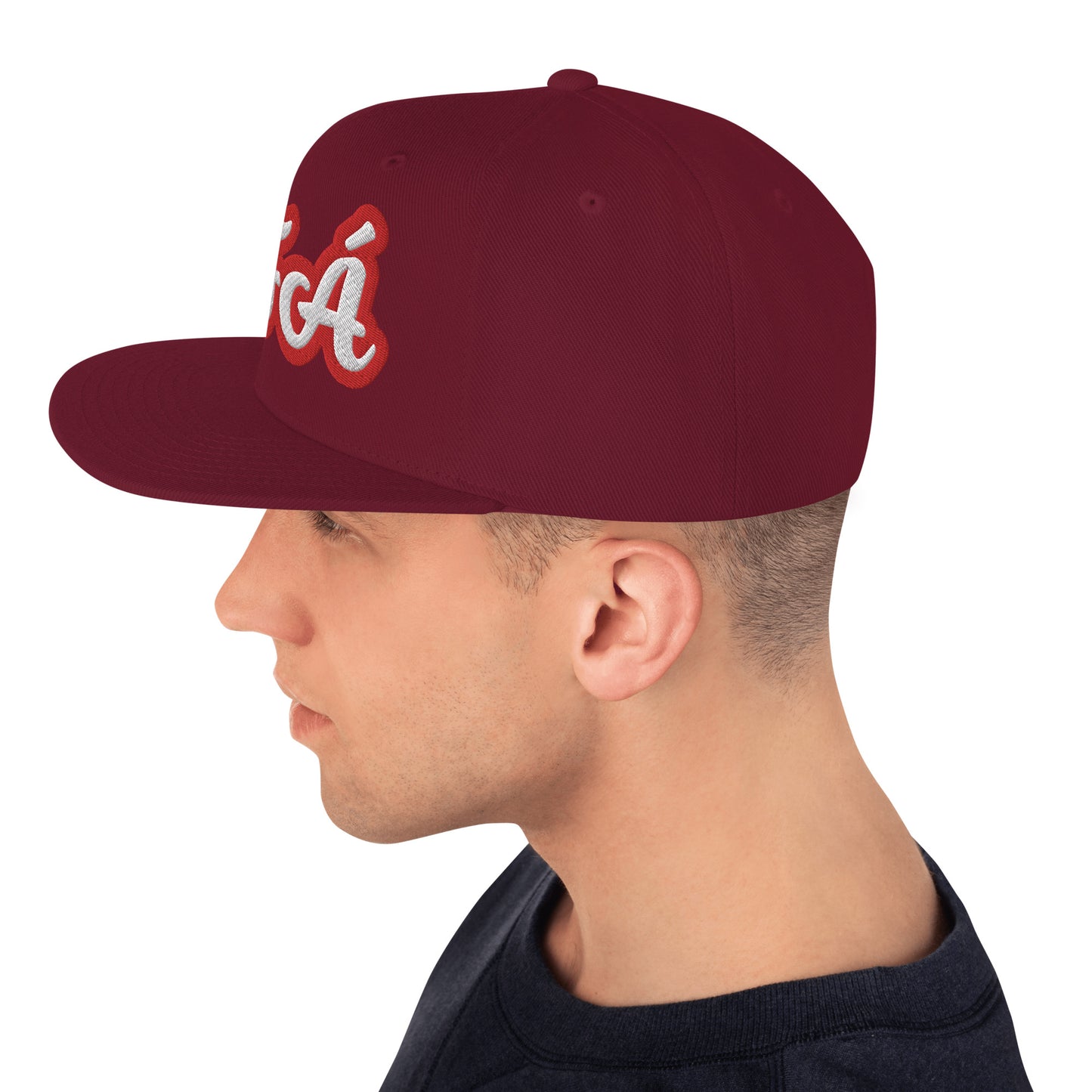 IFÁ Red 5 Script Snapback Hat