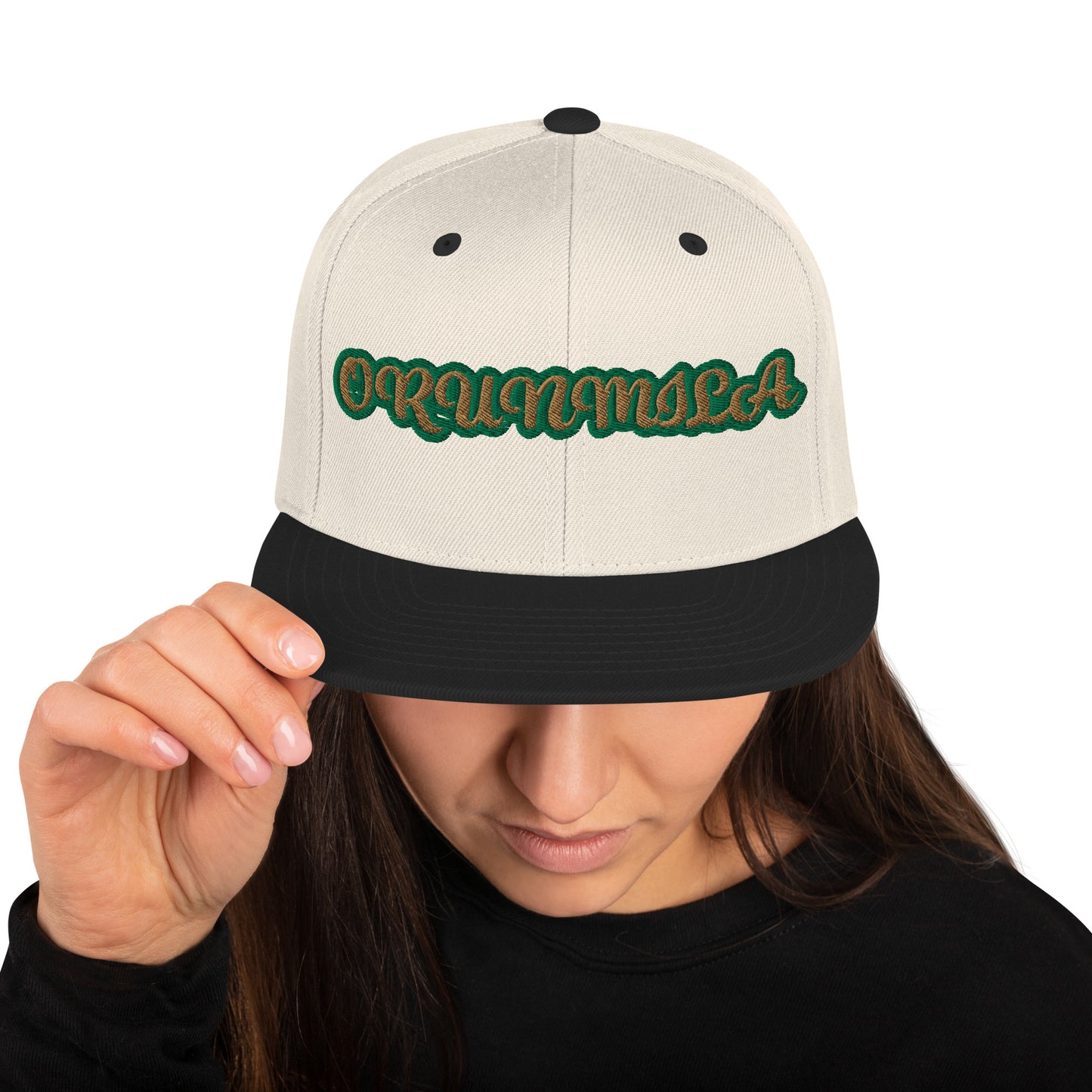 Orunmila Isese Reverse Script Snapback Hat