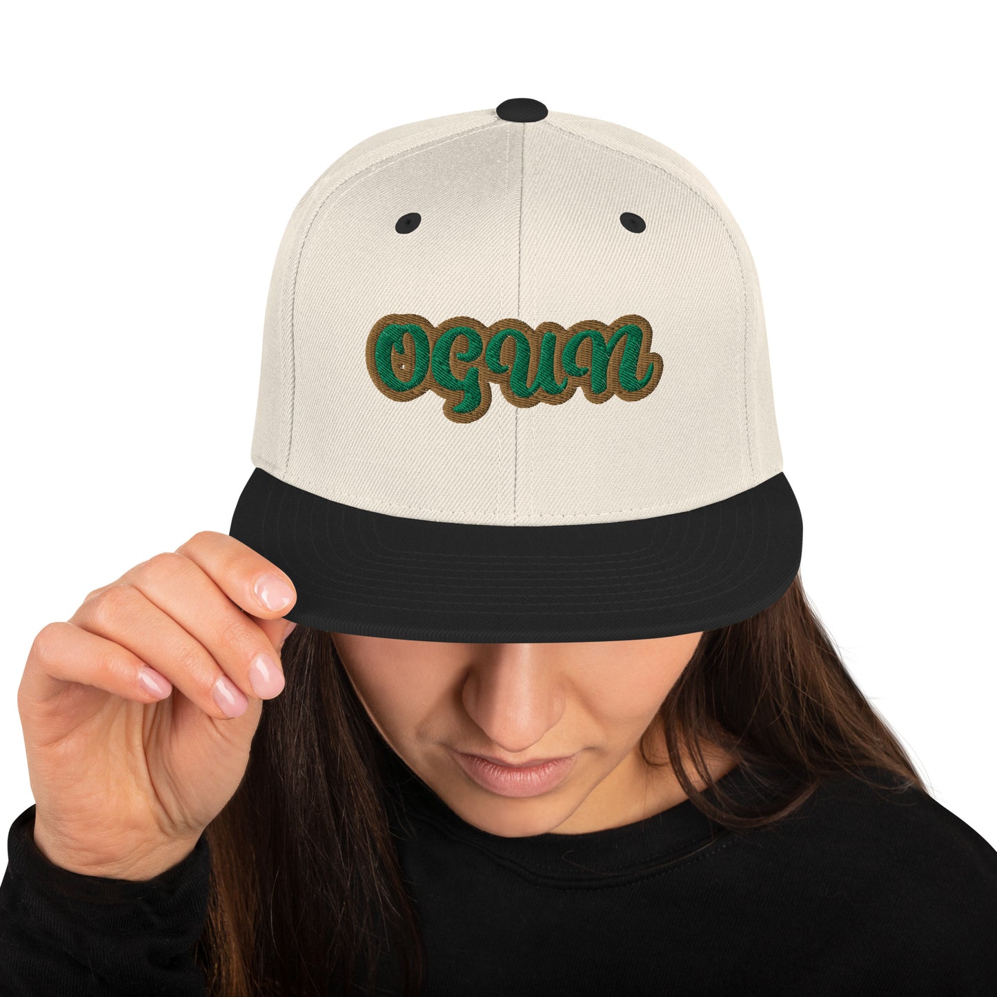 Ogun Oro 1 Script Snapback Hat