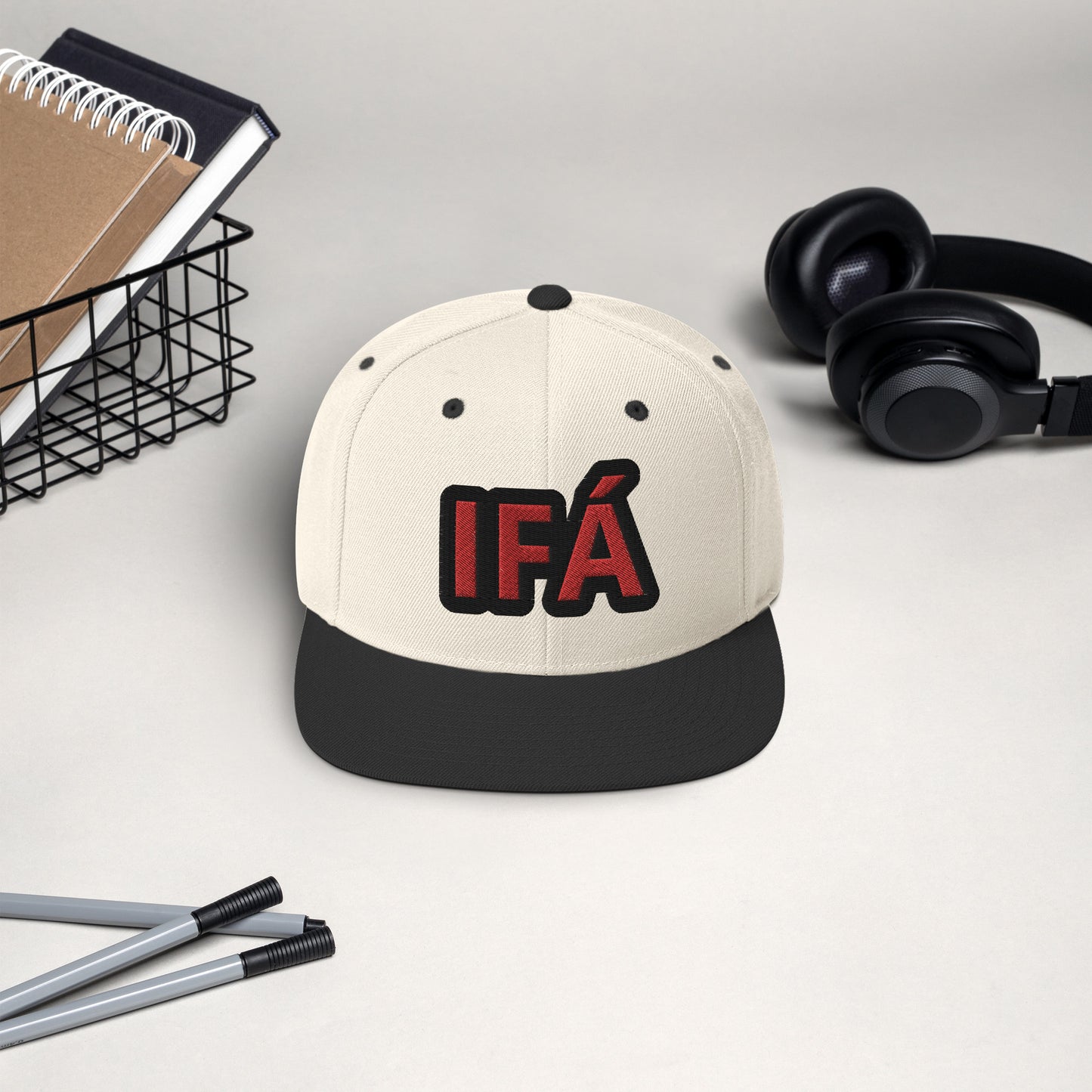 IFÁ Red 3 Snapback Hat
