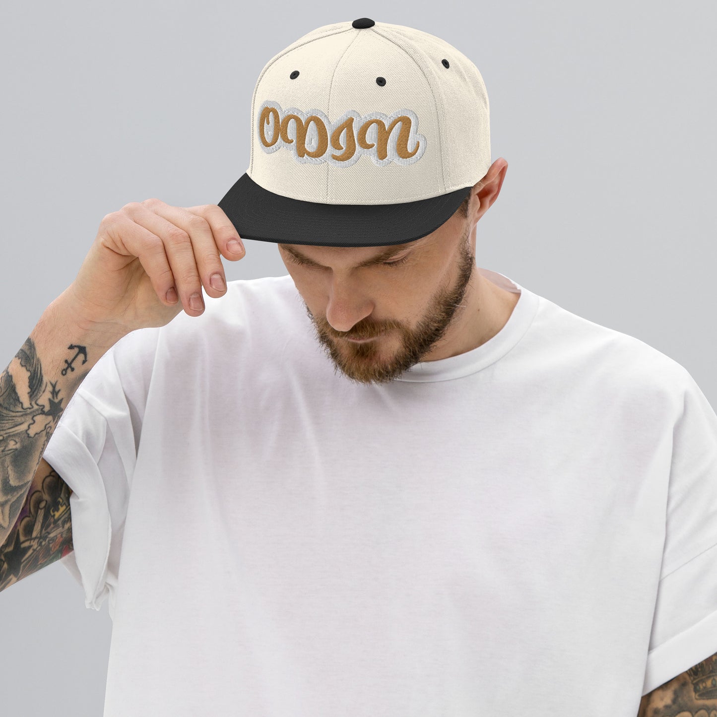 Odin 1 Reverse Script Snapback hat