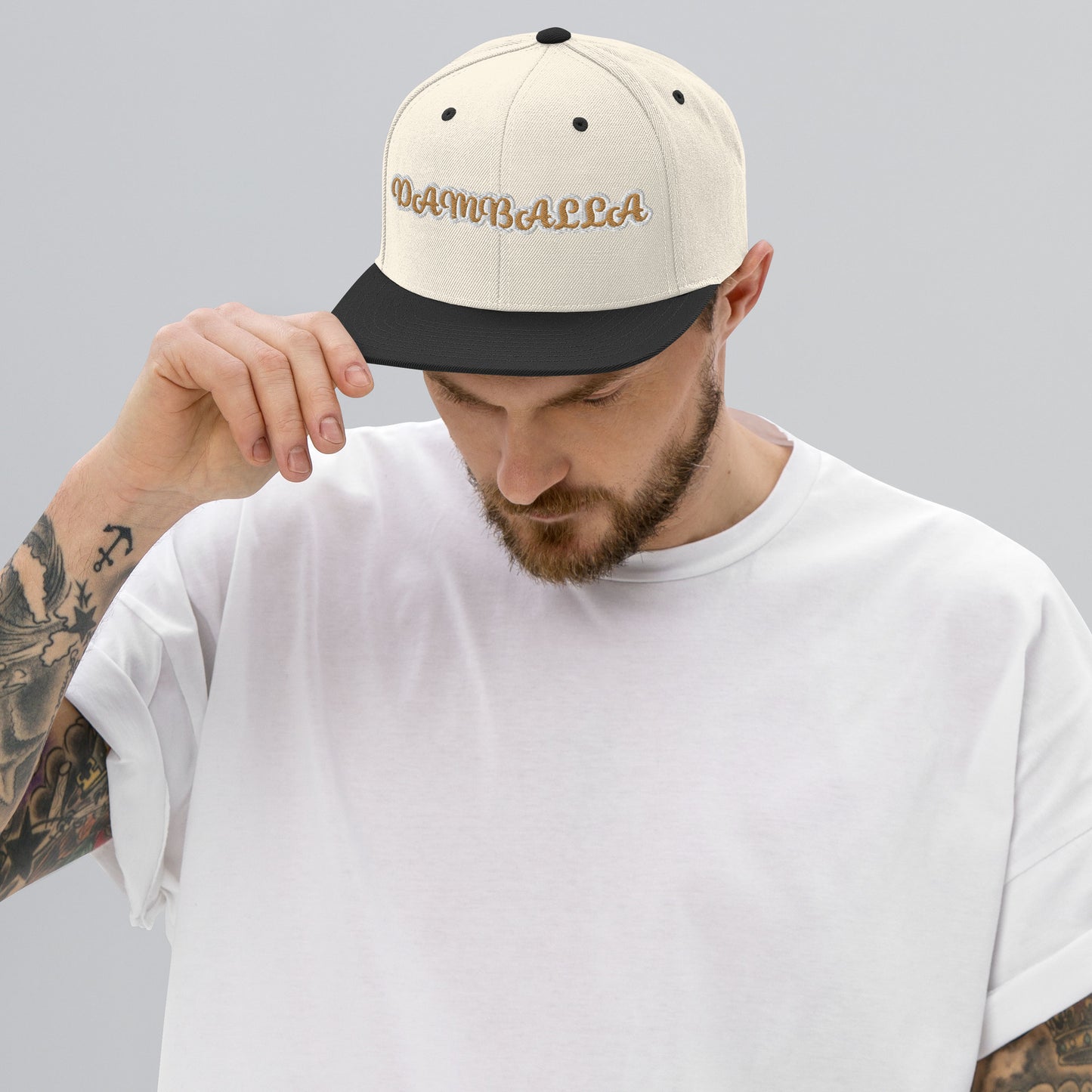 Damballa 1 Reverse Script Snapback hat