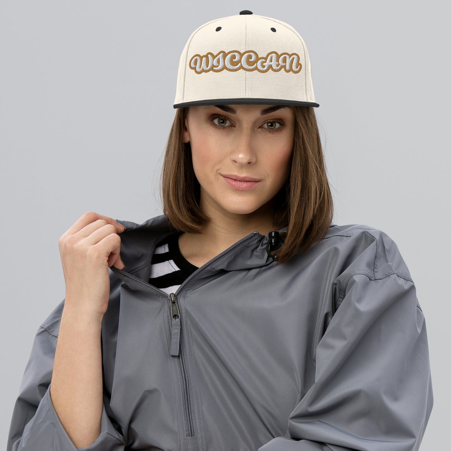 WICCAN 1 Script Snapback hat