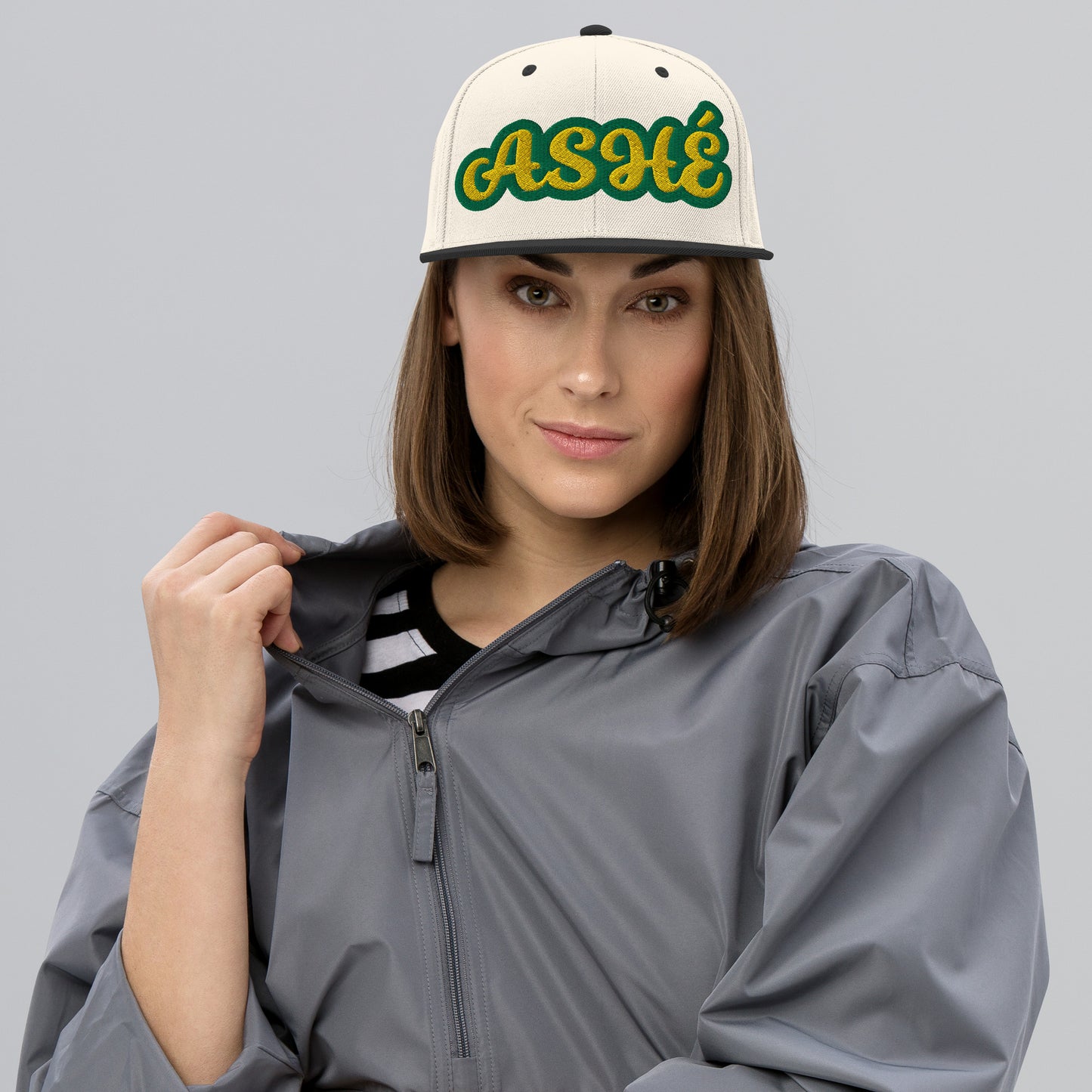 Ashé Lucumi Reverse Script Snapback hat