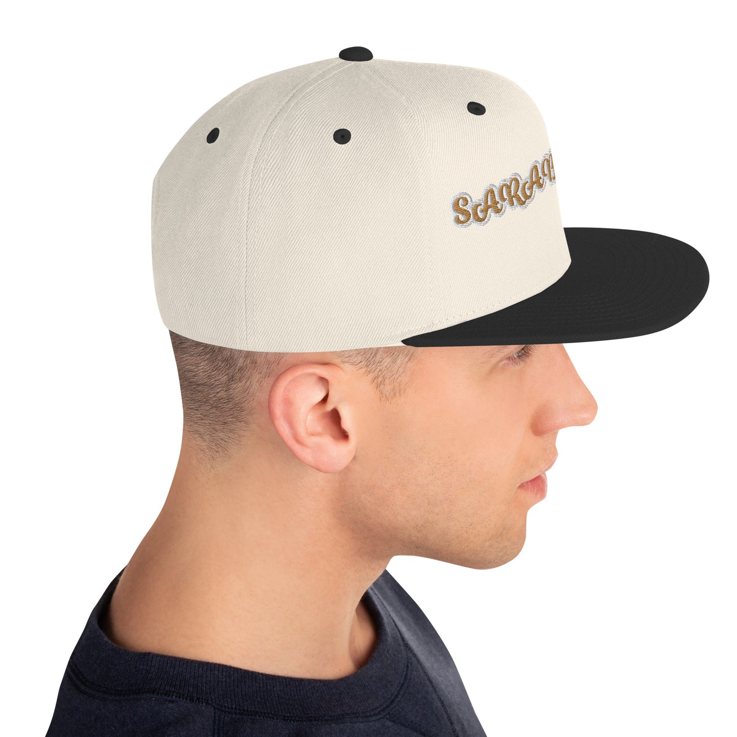 Sarabanda Reverse Script Snapback hat