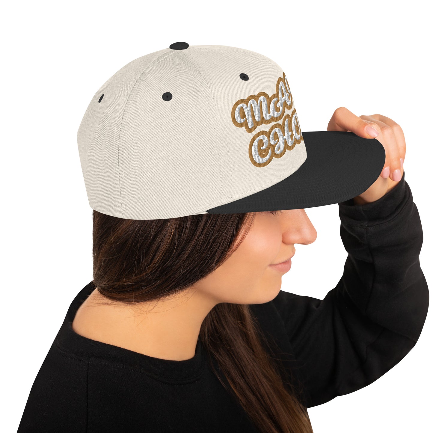 MAMA CHOLA Script Snapback hat