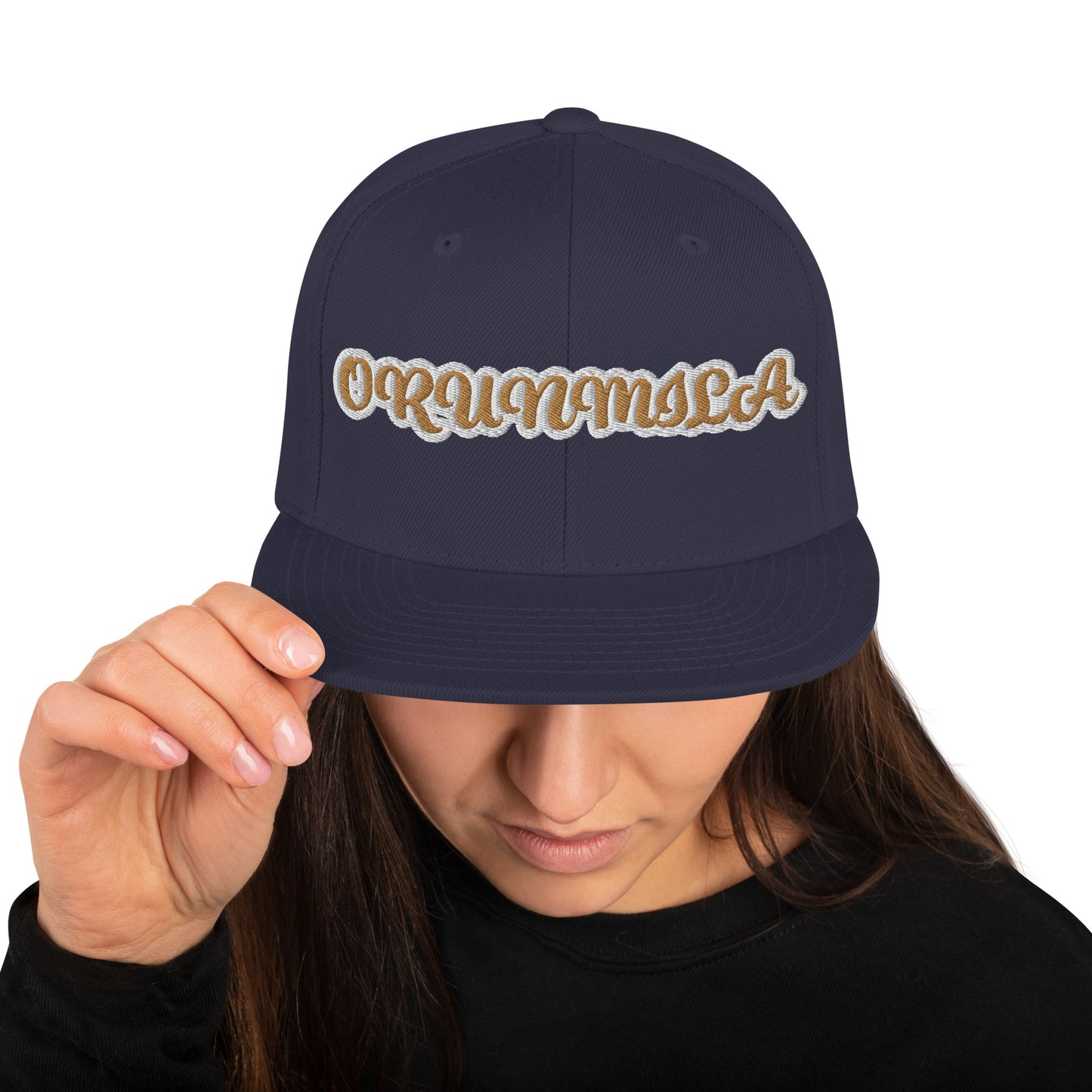 Orunmila ELA Reverse Script Snapback Hat