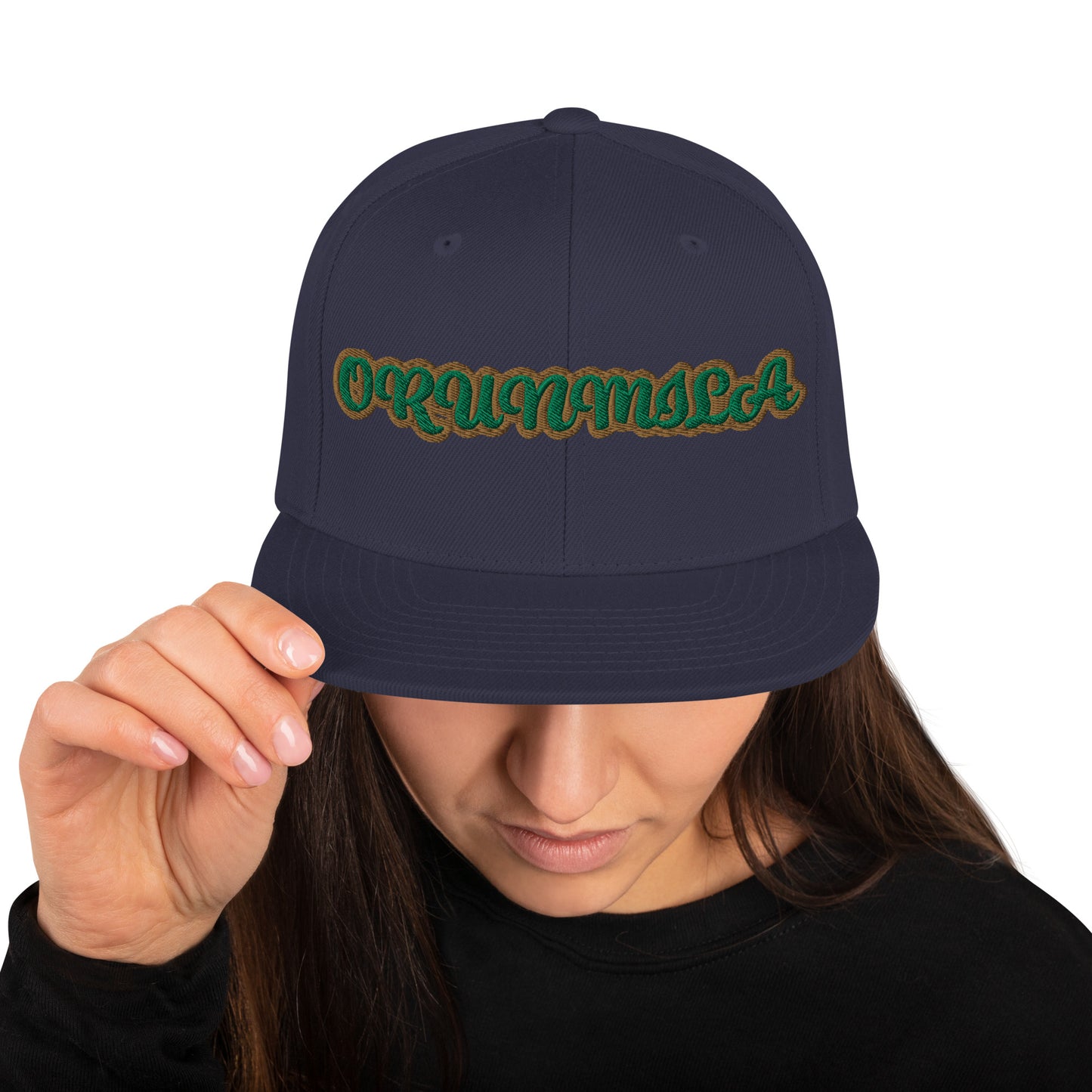 Orunmila Isese Script Snapback Hat
